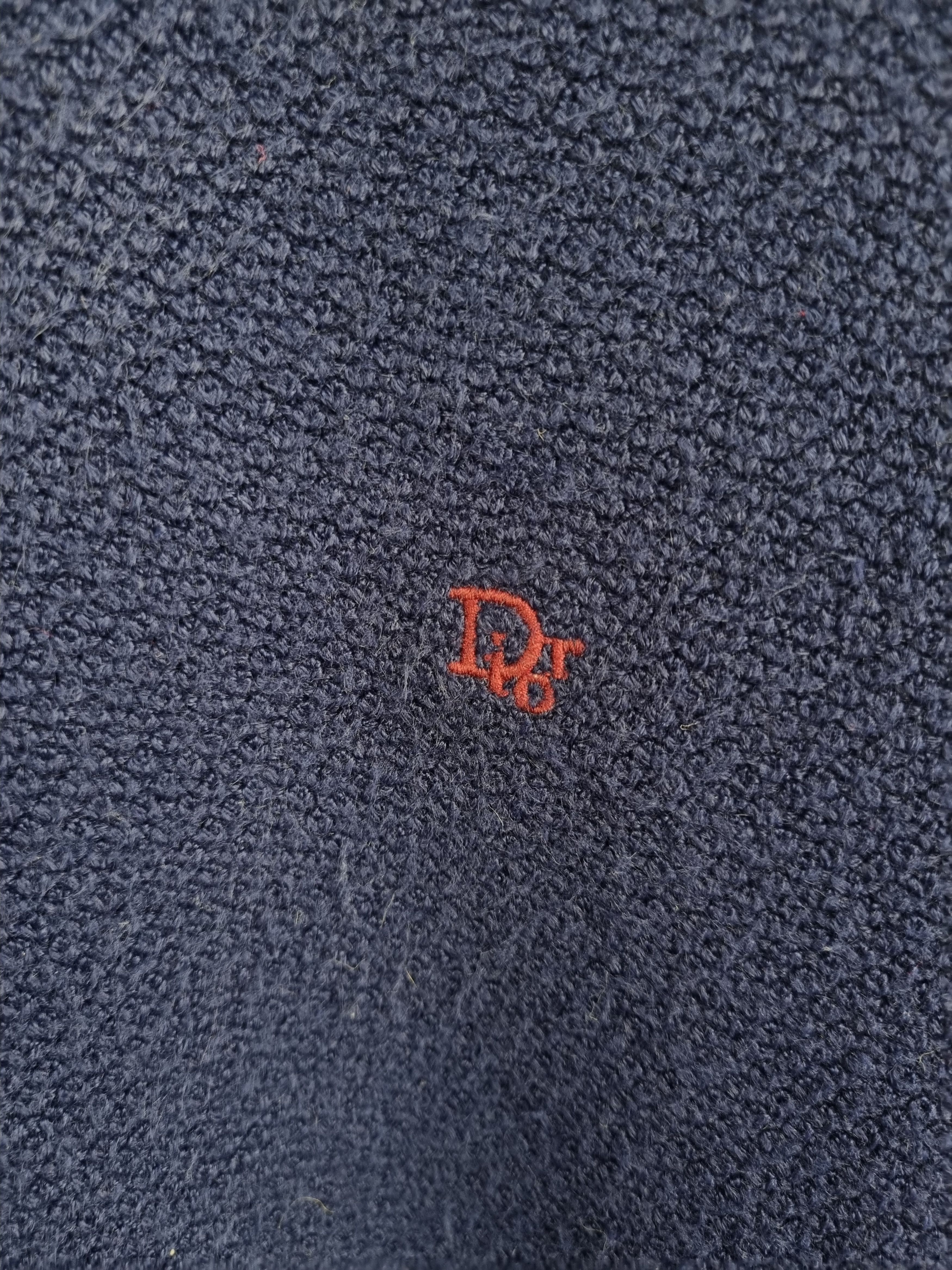 Christian Dior Monsieur × Vintage 90s Christian Dior Monsieur Vintage V Neck Knitwear Sweater Size US M / EU 48-50 / 2 - 8 Thumbnail