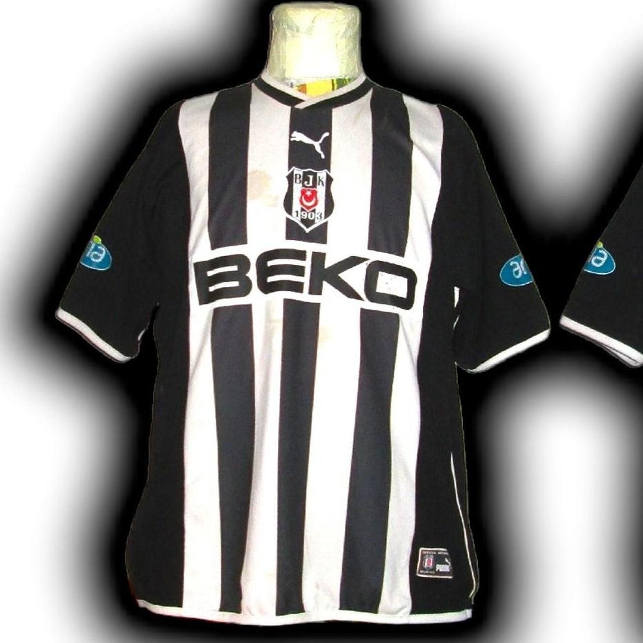 Puma BJK Besiktas Turkey 2001 2002 AWAY shirt jersey Size US L / EU 52-54 / 3 - 2 Thumbnail