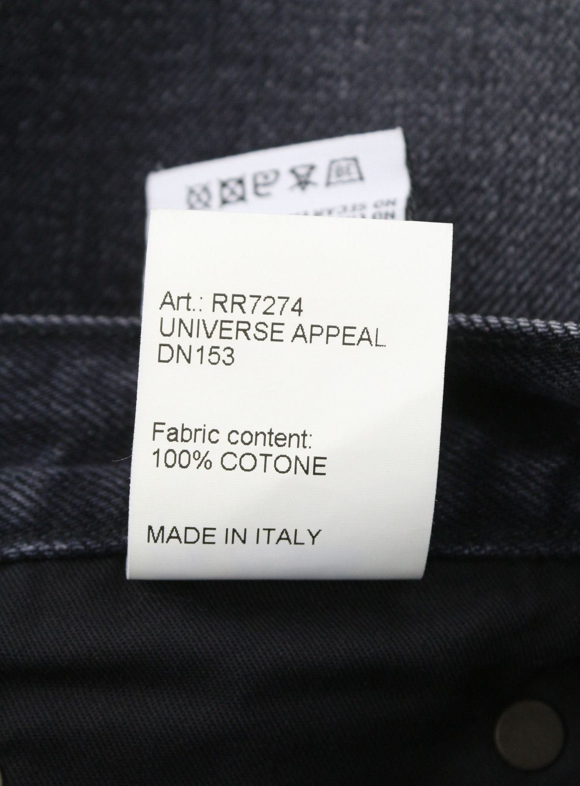 R13 AXL SLIM 27 Jake Black Faded Washed Zip Fly Denim 85823 Size 27" / US 4 / IT 40 - 7 Thumbnail