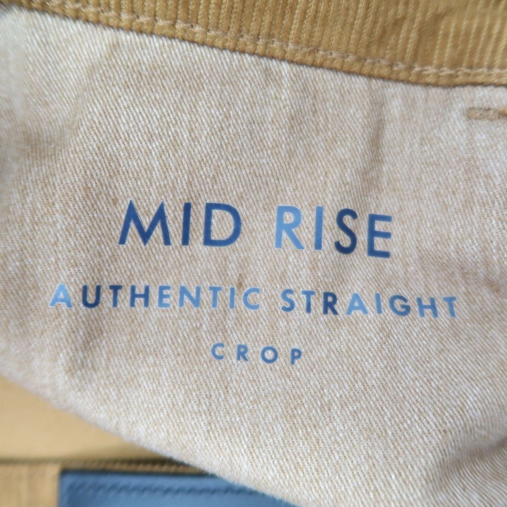 Lucky Brand Lucky Brand Mid Rise Authentic Straight Crop Corduroy Pants Cognac 2 Womens Casual Fall Cotton Corduroy Straight Crop Denim? Size 26" / US 2 / IT 38 - 5 Thumbnail