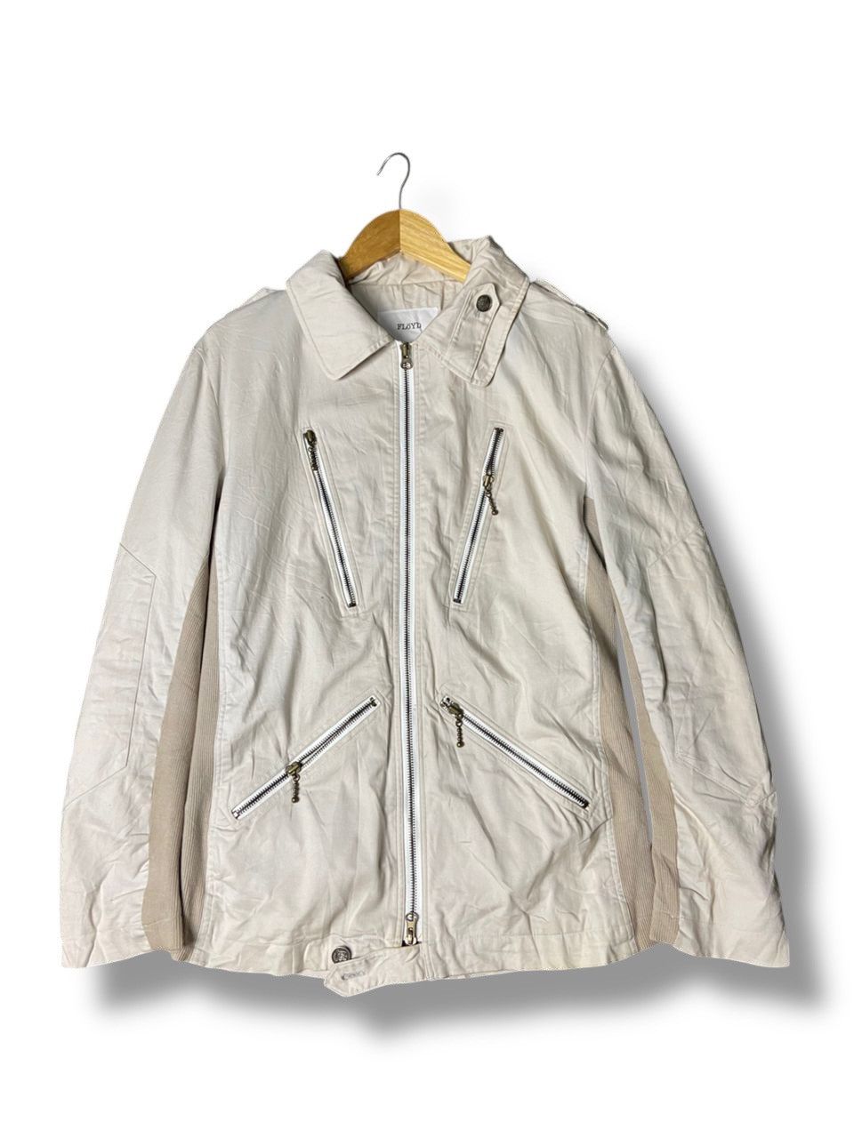 Japanese Brand Floyd Mano Garment Complex Multi zip Jacket (156) Size US XXS / EU 40 - 1 Thumbnail