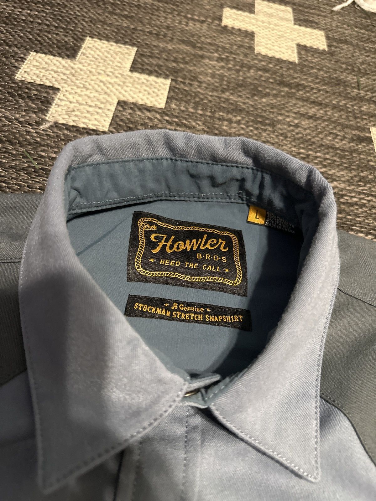 Howler Brothers Howler Brothers -stockman stretch snapshirt Size US L / EU 52-54 / 3 - 4 Thumbnail