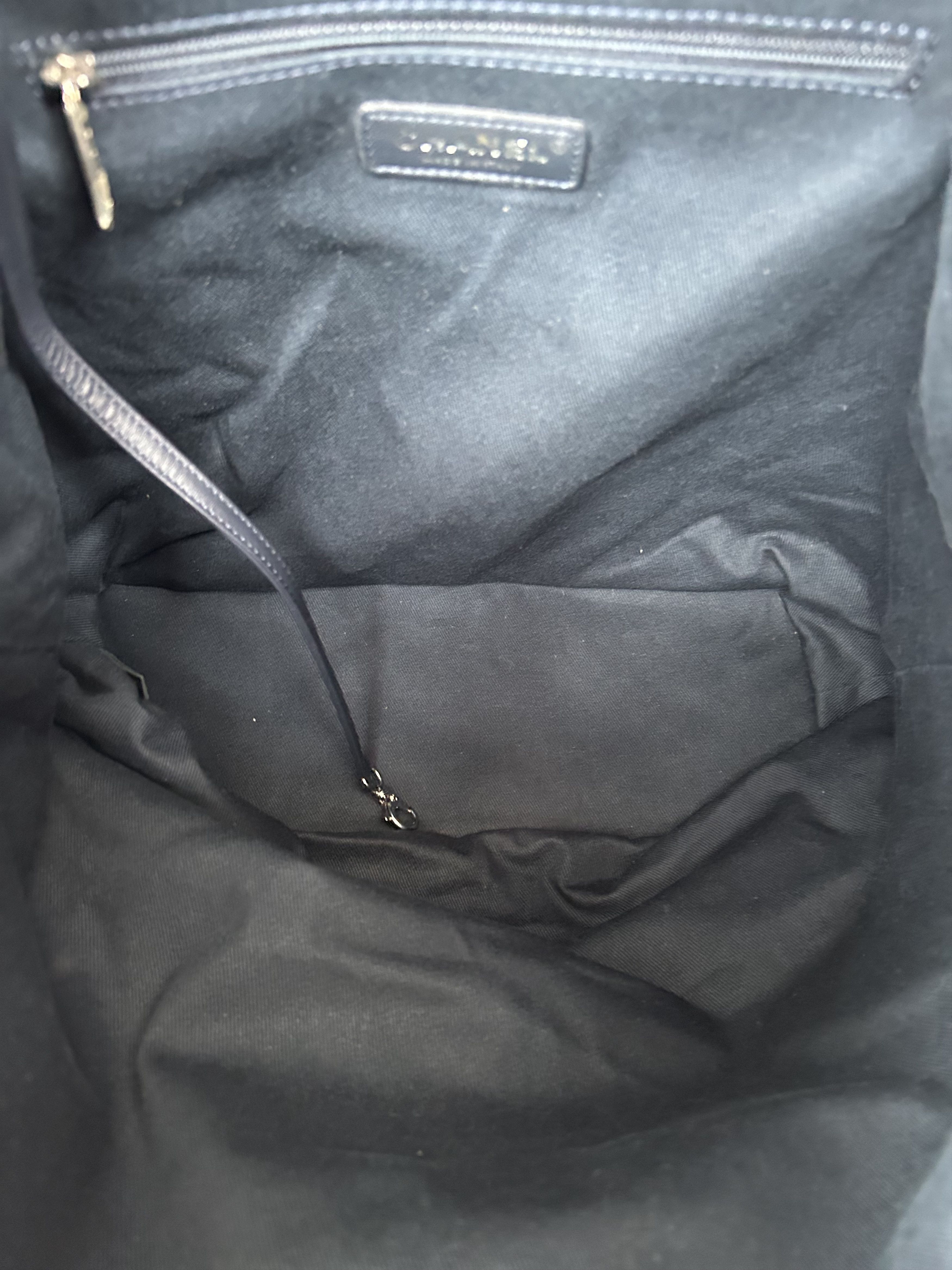 Chanel Chanel Blue & Orange Deauville Denim Drawstring Bag Size ONE SIZE - 5 Thumbnail