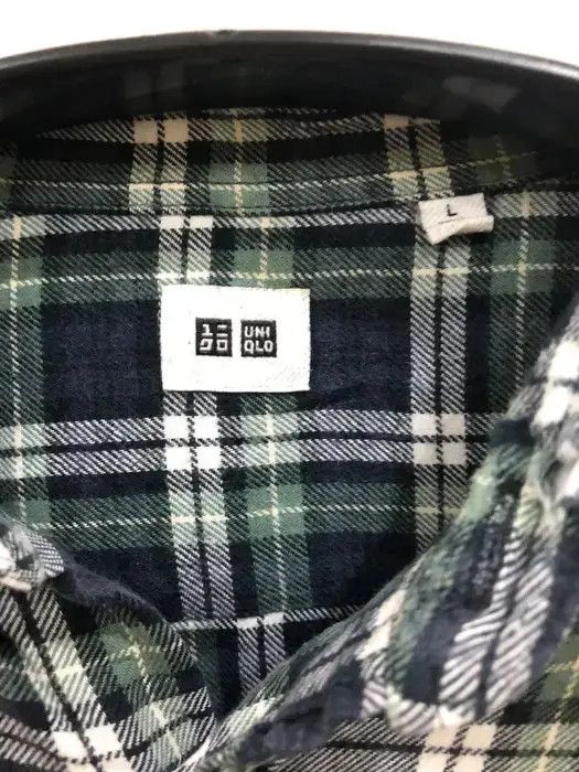 Flannel × Japanese Brand Japanese Brand Uniqlo Plaid Tartan Flannel Shirt 👕 Size US L / EU 52-54 / 3 - 3 Thumbnail