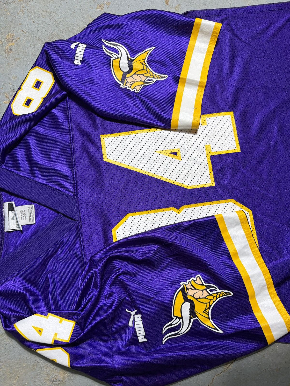 Puma Vintage Randy Moss Minnesota Vikings Jersey Size US XXL / EU 58 / 5 - 5 Thumbnail