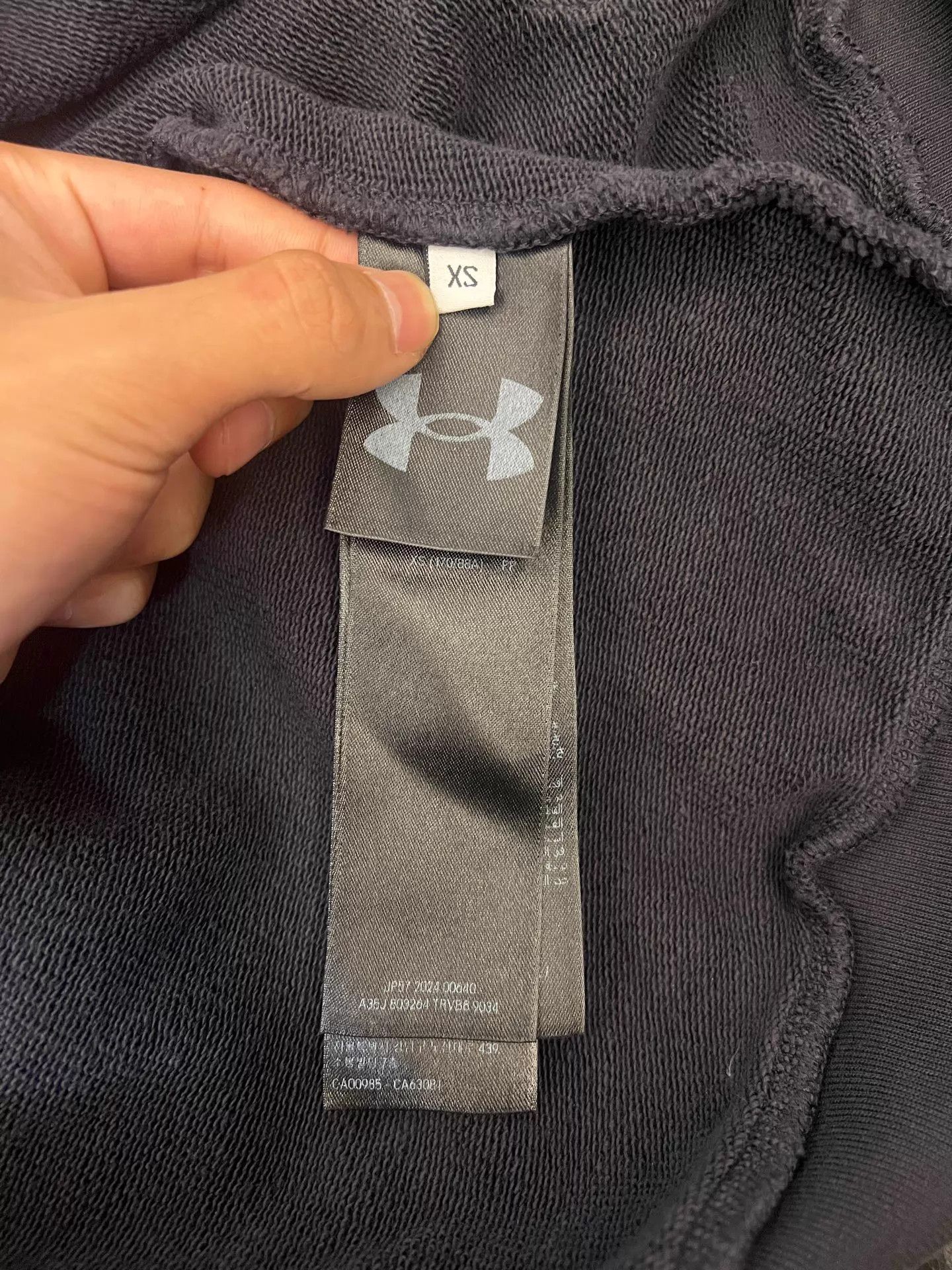 Balenciaga Balenciaga x Under Armour FW24 Zip Hoodie Black Logo XS Unisex Size XS / US 0-2 / IT 36-38 - 4 Thumbnail