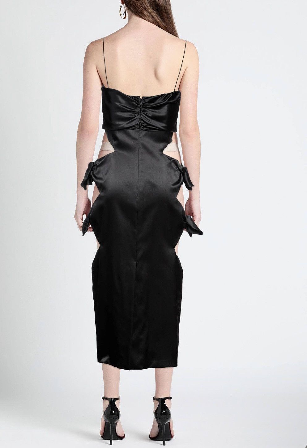 Alessandra Rich ALESSANDRA RICH Cut-out silk-blend Midi Dress IT42 MSRP$2253 Size M / US 6-8 / IT 42-44 - 8 Thumbnail