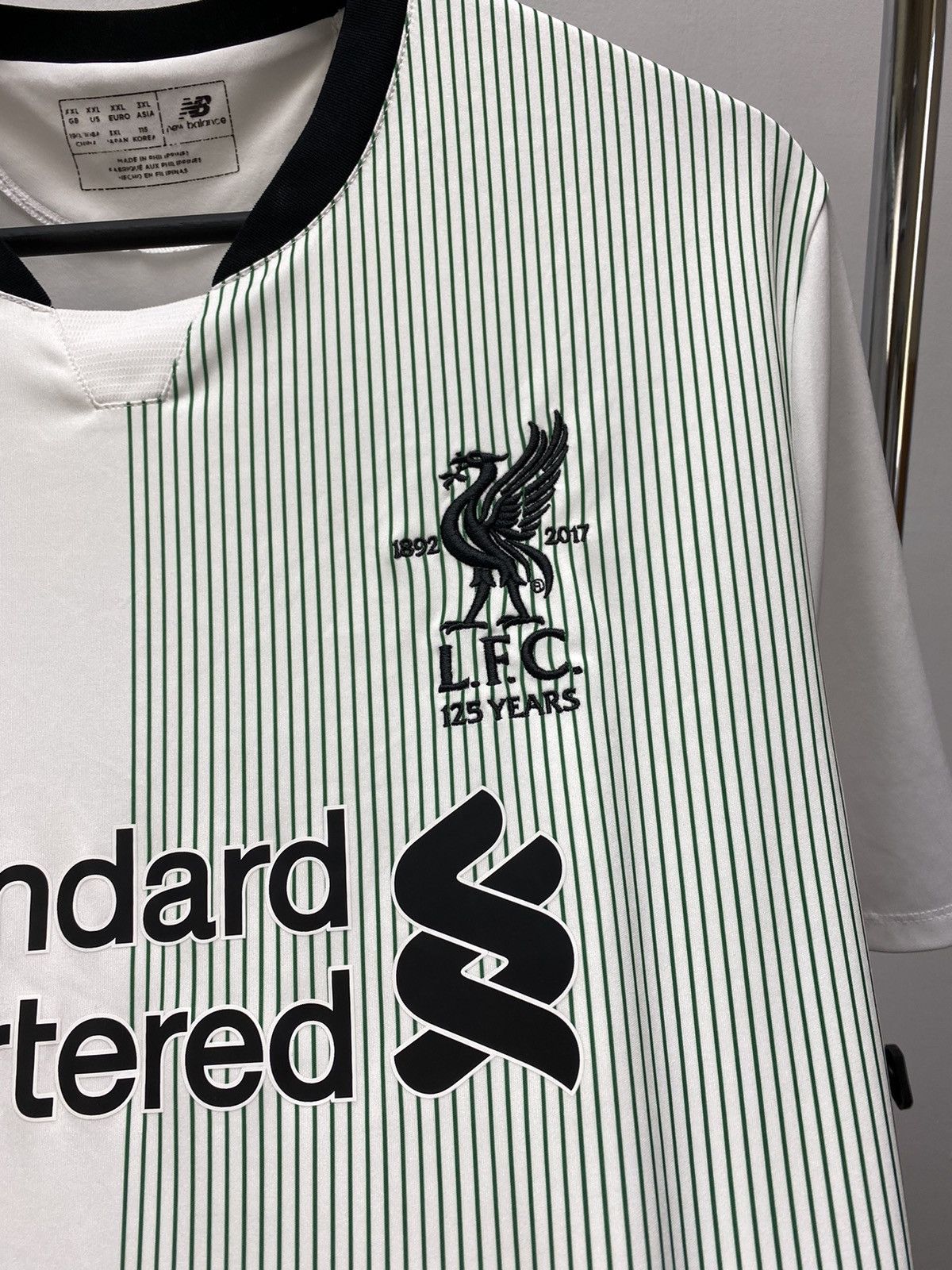 New Balance 2017 2018 Liverpool New Balance Away Soccer Jersey Size US XXL / EU 58 / 5 - 14 Thumbnail