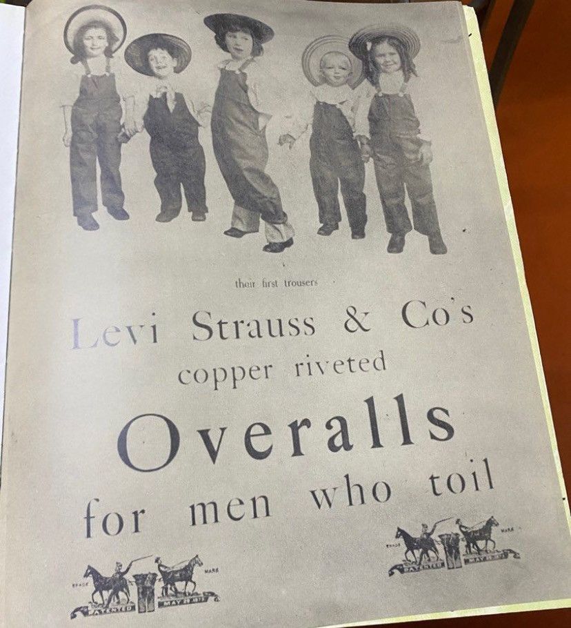 Levi's × Levi's Vintage Clothing × Vintage VINTAGE 1995 LEVIS MAGAZINE STORY ABOUT LEVIS FROM 1800s Size US 26 / EU 42 - 7 Thumbnail