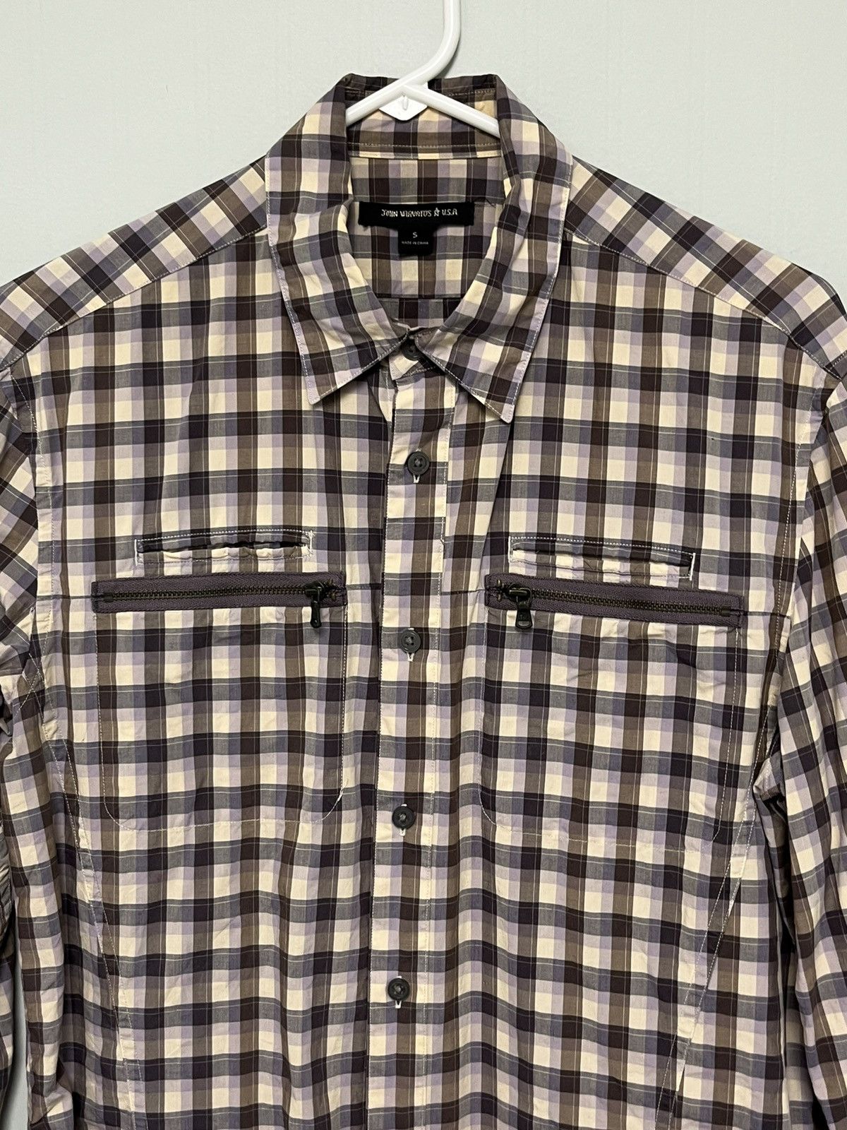 John Varvatos Zipped pocket shirt. Small. Size US S / EU 44-46 / 1 - 3 Thumbnail