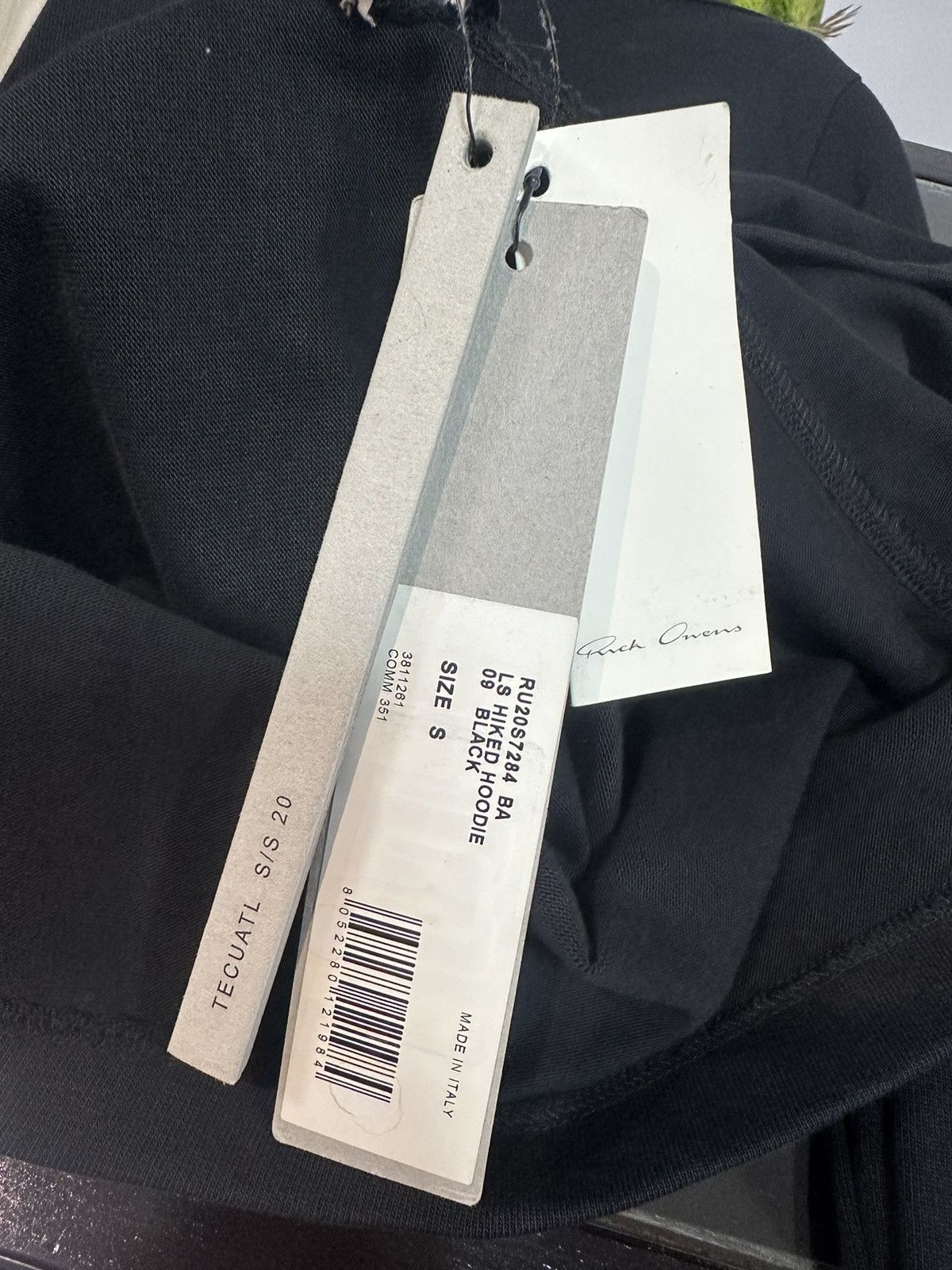 Rick Owens Rick Owens Tecuatl SS20 Hiked Hoodie Size US S / EU 44-46 / 1 - 5 Thumbnail