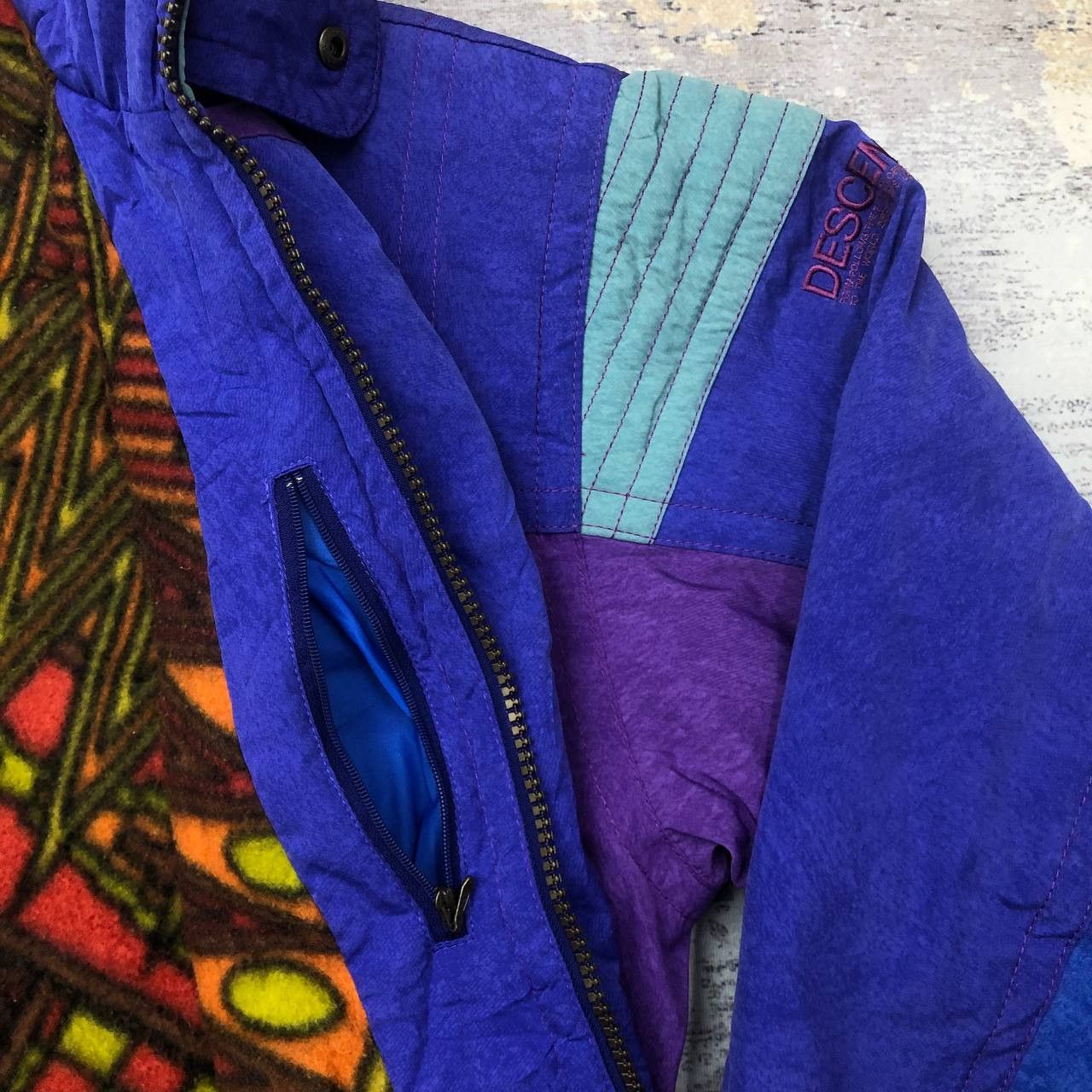 Descente Y152. VTG DESCENTE JAPAN SKI WINTER FLEECE JACKET Size US M / EU 48-50 / 2 - 10 Thumbnail