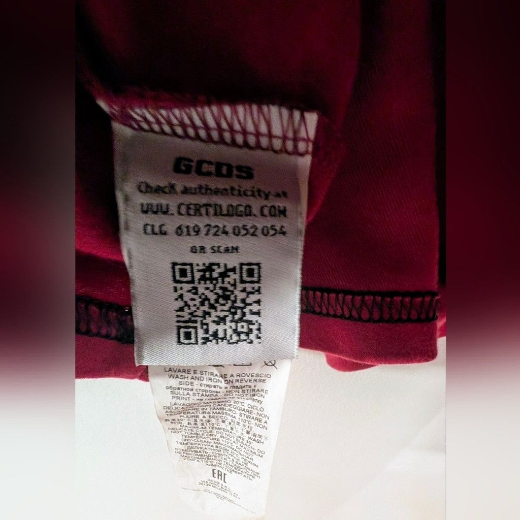 GCDS GCDS Pink Asymmetrical T-Shirt Dress with Black Graphics Size L / US 10 / IT 46 - 7 Thumbnail