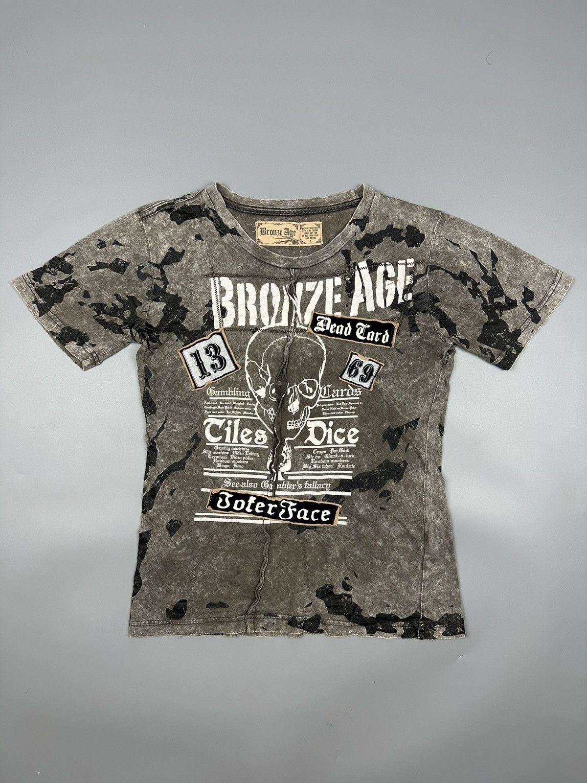 Affliction × If Six Was Nine 🔥Sick🔥Bronze Ace Skull Affliction Design Tee Size US L / EU 52-54 / 3 - 1 Thumbnail
