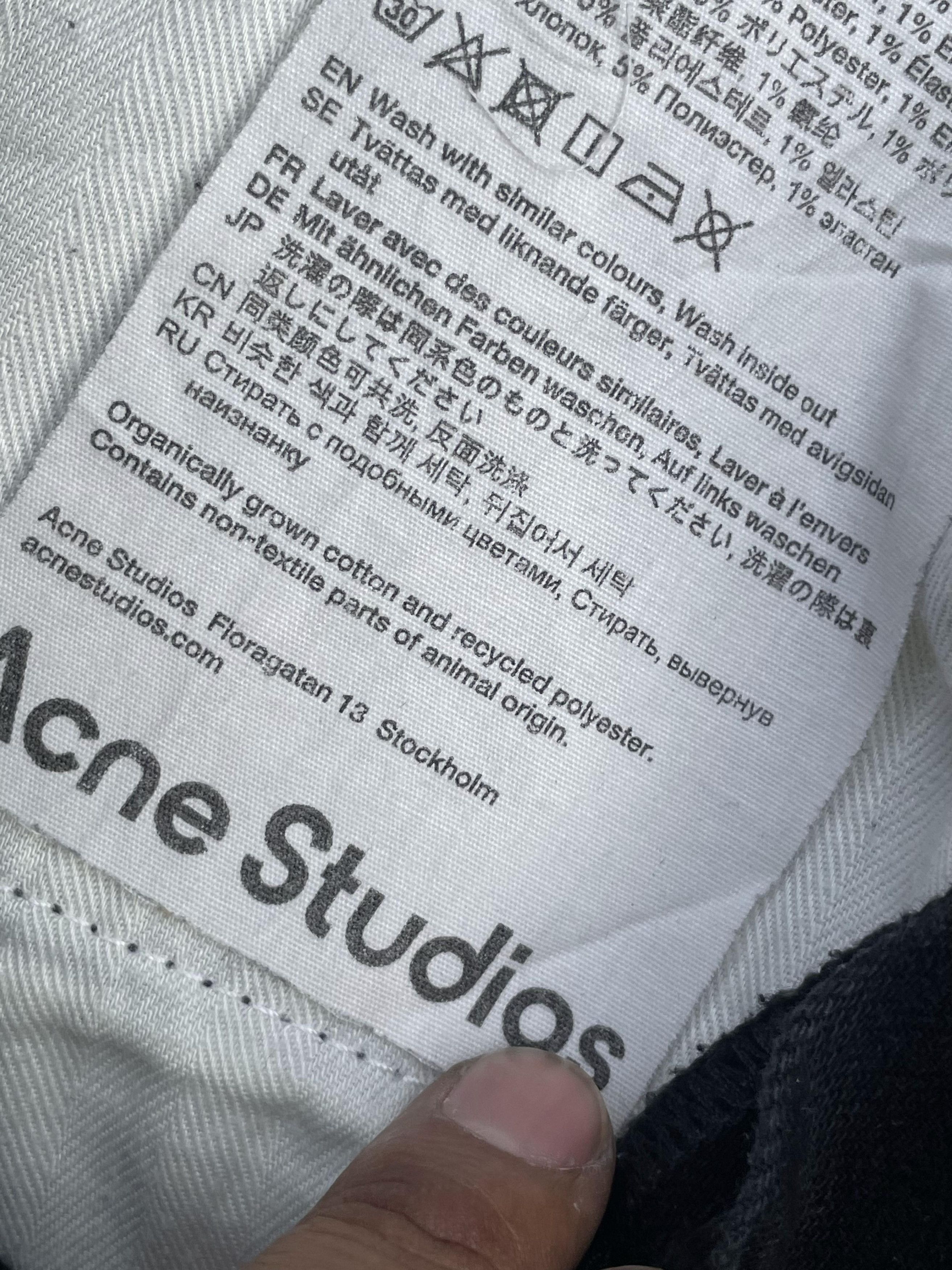 Acne Studios Acne Studios Max Stay Black Denim Size US 30 / EU 46 - 13 Thumbnail