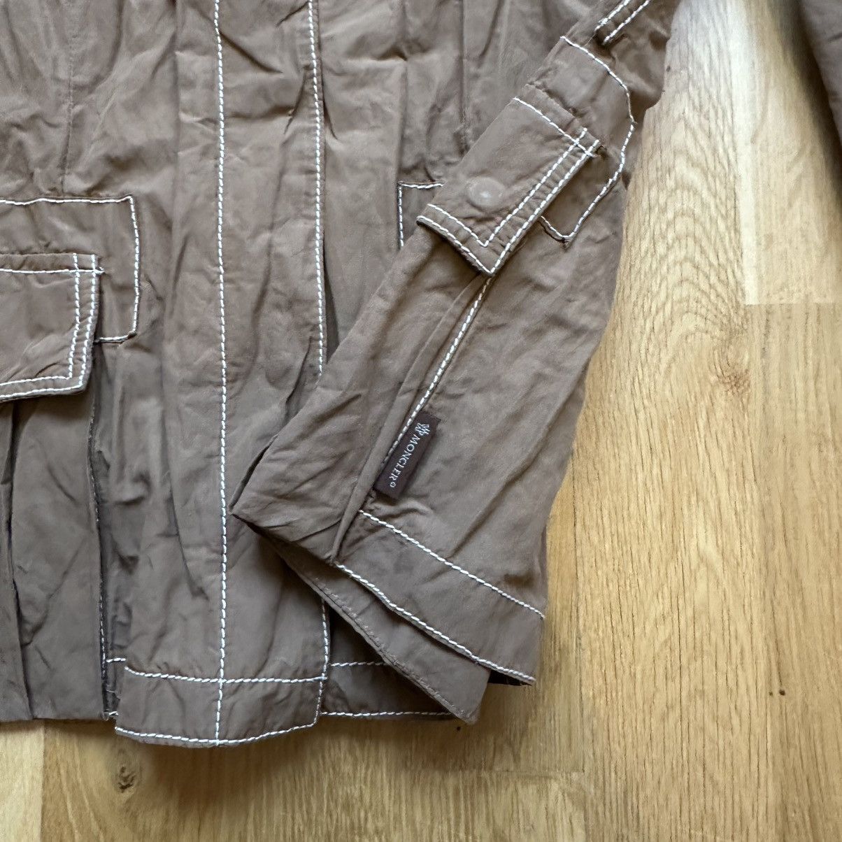 Moncler Vintage Moncler brown label nylon jacket Size S / US 4 / IT 40 - 2 Thumbnail