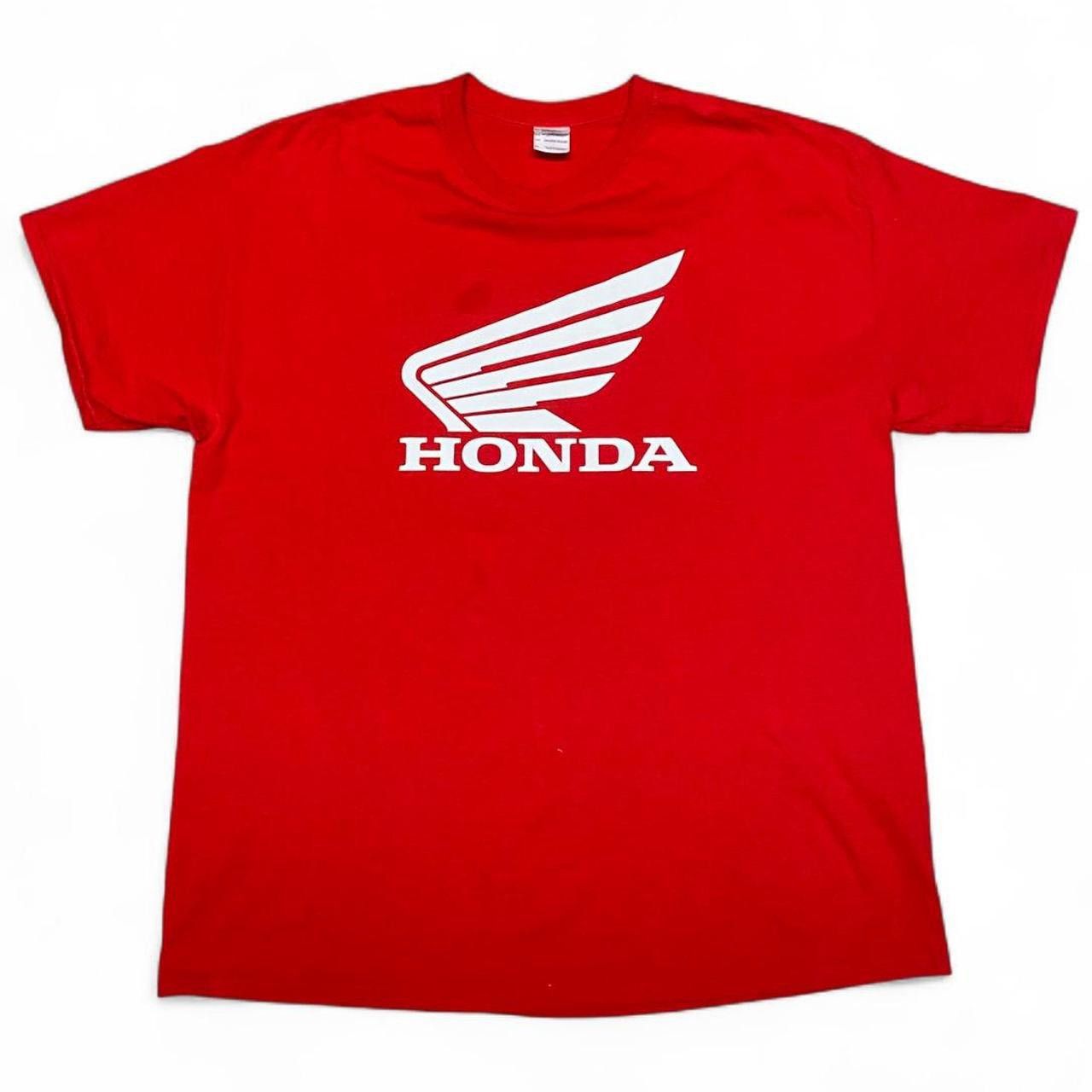 Gildan Y2K Honda graphic red T-shirt Size US XL / EU 56 / 4 - 1 Thumbnail