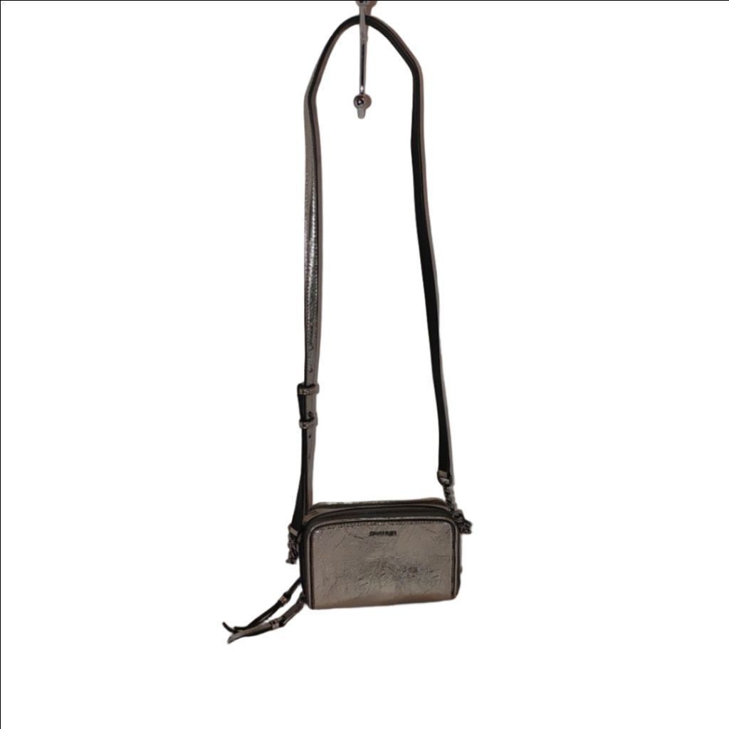 Calvin Klein Calvin Klein Marybelle Metallic Silver Crossbody Size ONE SIZE - 1 Thumbnail