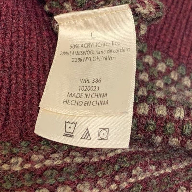 Haggar Haggar Clothing Mens Large Wool Blend Pullover Sweater Size US L / EU 52-54 / 3 - 6 Thumbnail