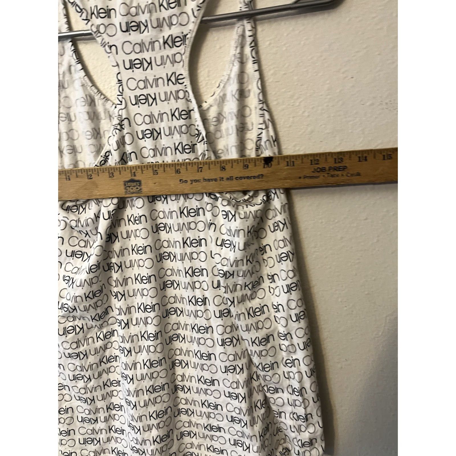 Calvin Klein Calvin Klein Tank Top Women M White Scoop Neck Sleeveless Stretch Sleepwear Size M / US 6-8 / IT 42-44 - 4 Thumbnail