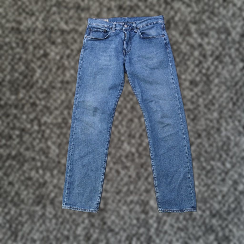 Levi's Levi's 502 Tapered Leg Jeans Men 31x32 Blue Denim Stretch Slim Mid Rise 5-Pocket Belt Loops Vintage No Size US 31 - 1 Thumbnail