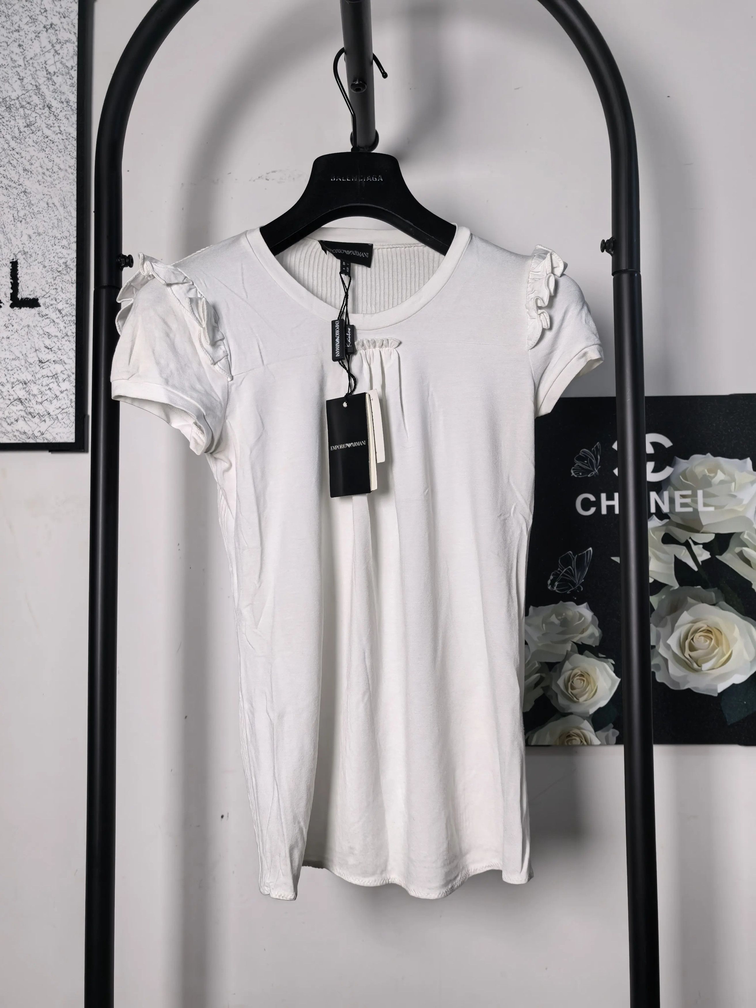 Armani Armani White T-Shirt l Men Size US L / EU 52-54 / 3 - 1 Thumbnail
