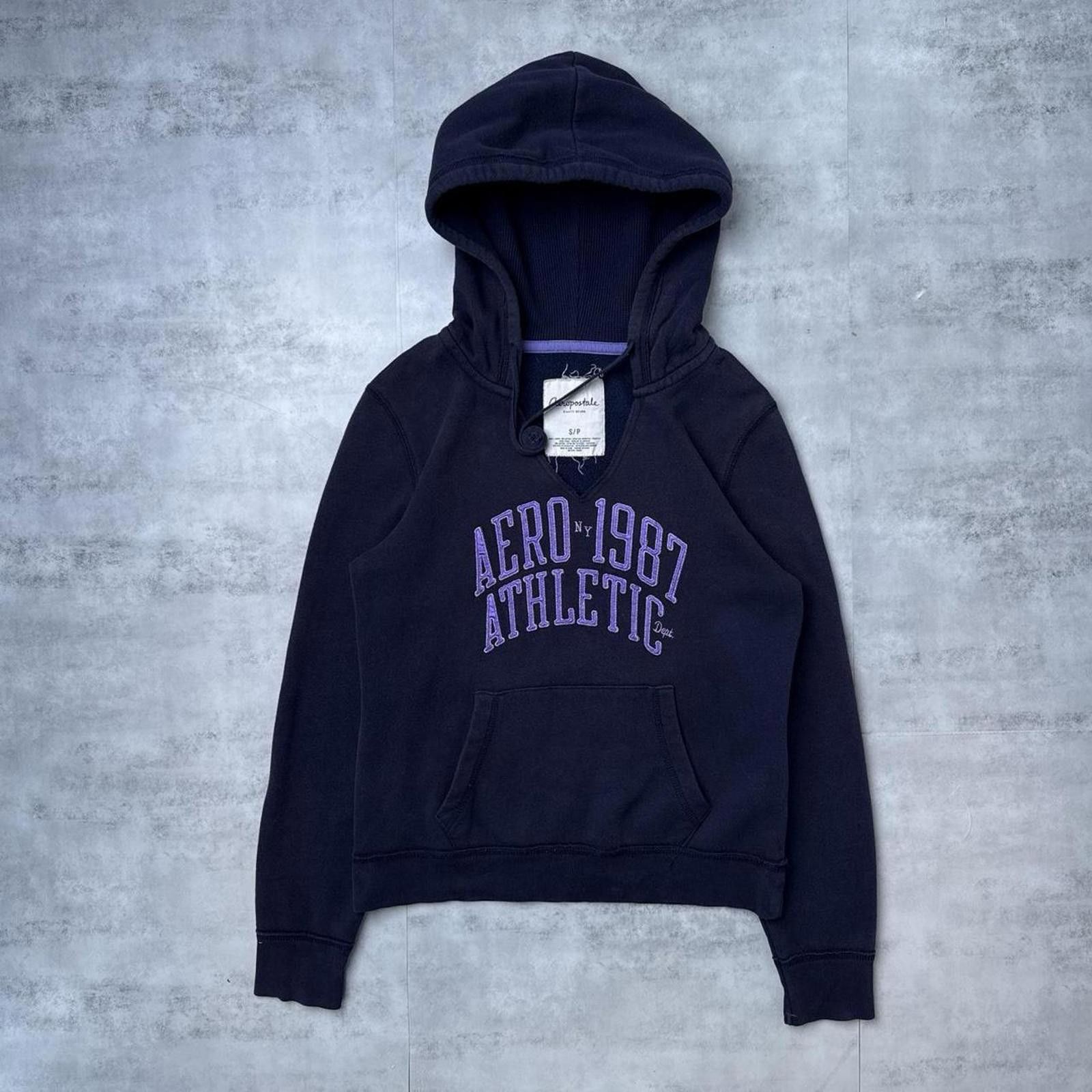 Aeropostale Y2K Aeropostale 00s Purple Hoodie Jacket Size S / US 4 / IT 40 - 1 Thumbnail