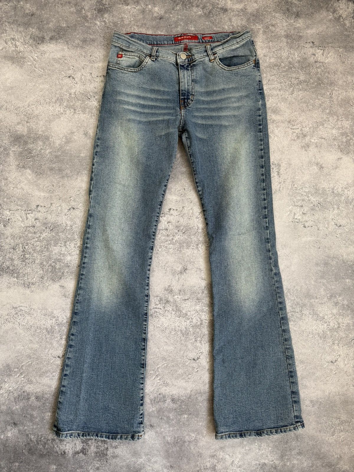 Miss Sixty Miss Sixty Flared Jeans Low Rise Avant Garde Denim Pants Y2K Size 31" - 13 Thumbnail