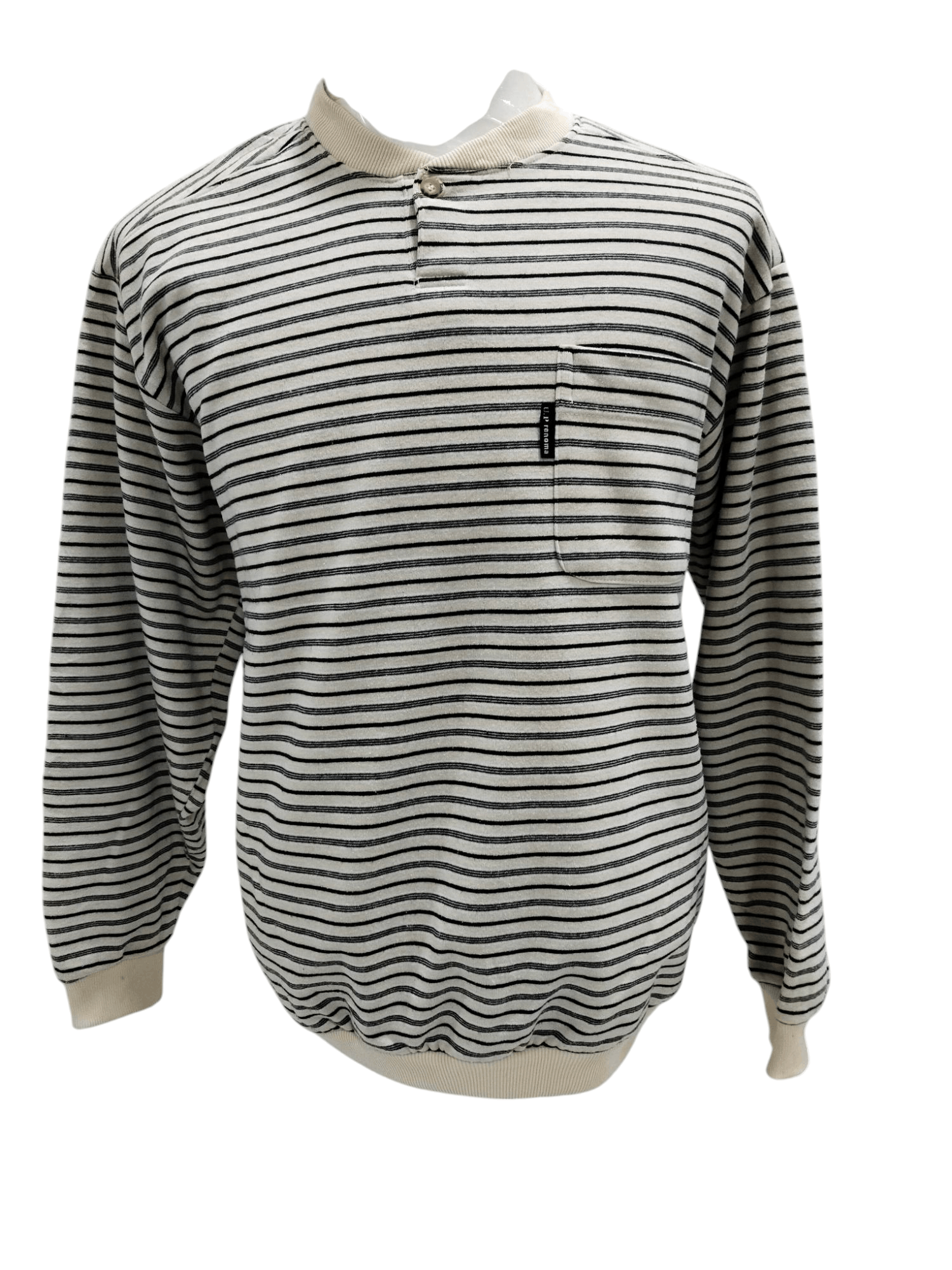 Japanese Brand × Renoma × Vintage Vintage Renoma Stripe Sweatshirt Size US L / EU 52-54 / 3 - 1 Thumbnail