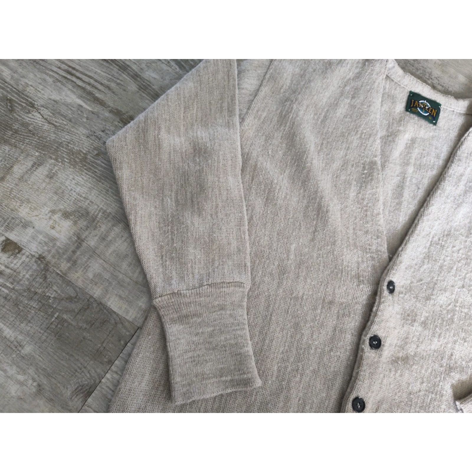 Jantzen VINTAGE Jantzen Men’s Cardigan Sweater M Casual Winter Fall Spring Summer USA 80s 90s Size US M / EU 48-50 / 2 - 3 Thumbnail