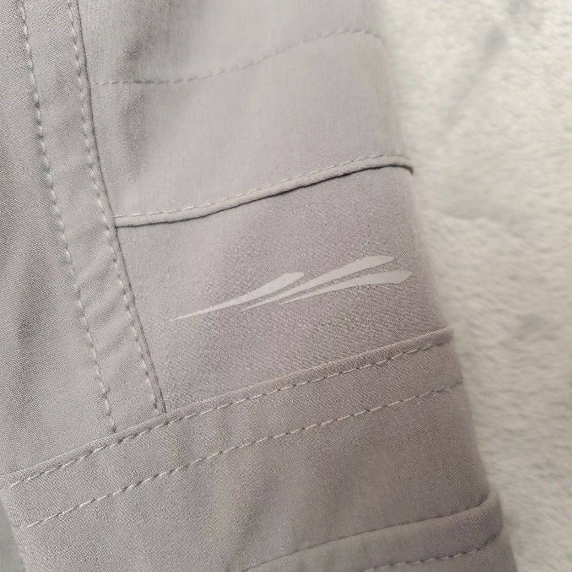 Vintage Bass Pants Mens XL Gray Lightweight Travel Cargo Utility Outdoors Stretch Blend Size US 36 / EU 52 - 7 Thumbnail
