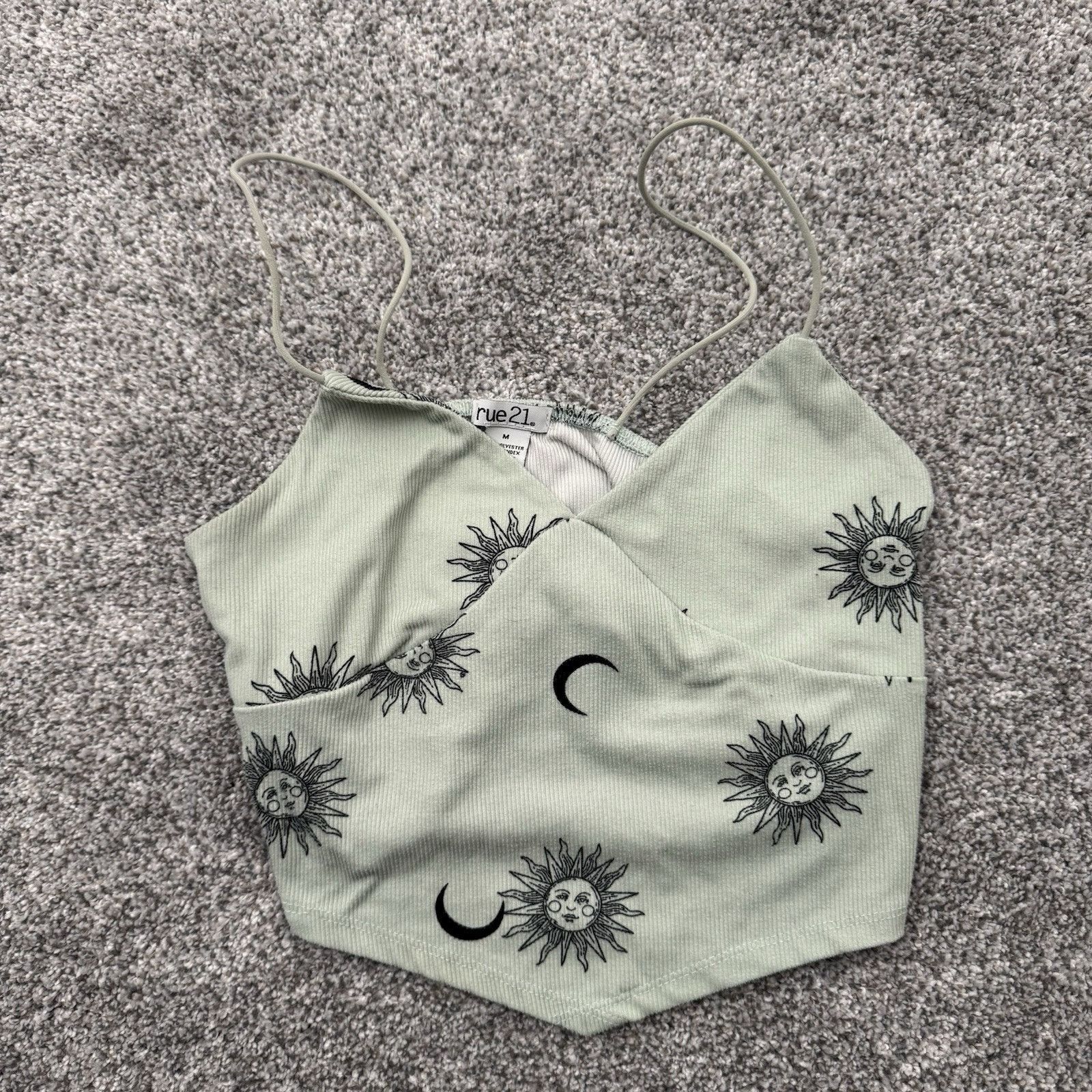 Other Y2K Inspired Tank Top Women M Celestial Ethereal Cropped Size M / US 6-8 / IT 42-44 - 1 Thumbnail