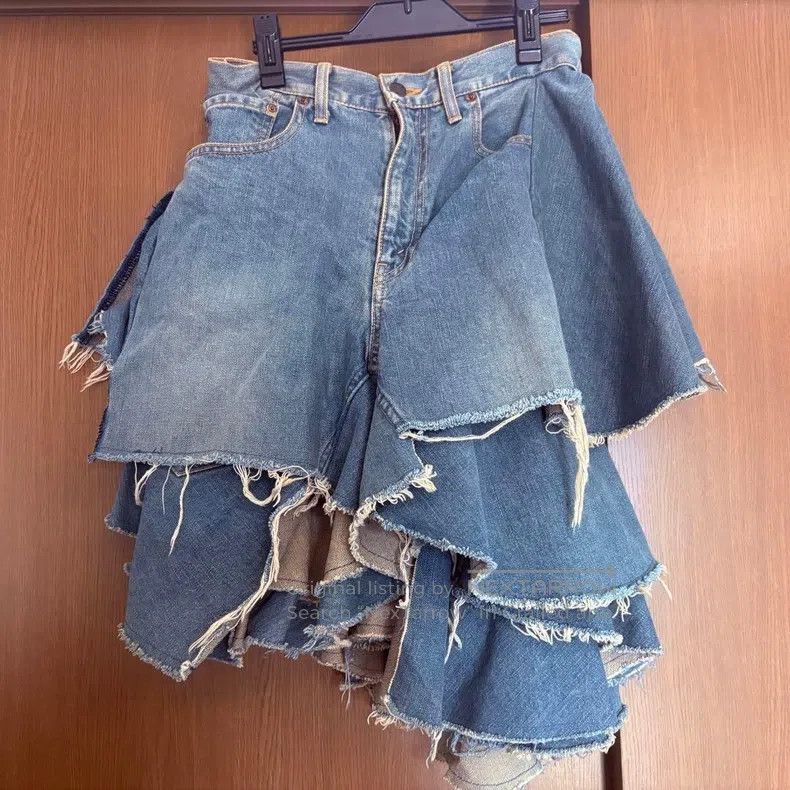 Junya Watanabe Junya Watanabe size M Denim skirt Size 23" - 1 Thumbnail