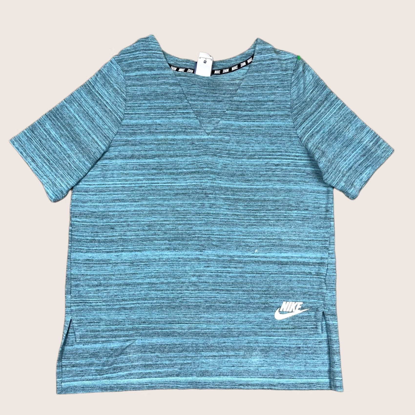 Nike Nike Dri-FIT T Shirt Women's M Blue Short Sleeve V Neck Performance Lightweight Tee Size M / US 6-8 / IT 42-44 - 1 Thumbnail