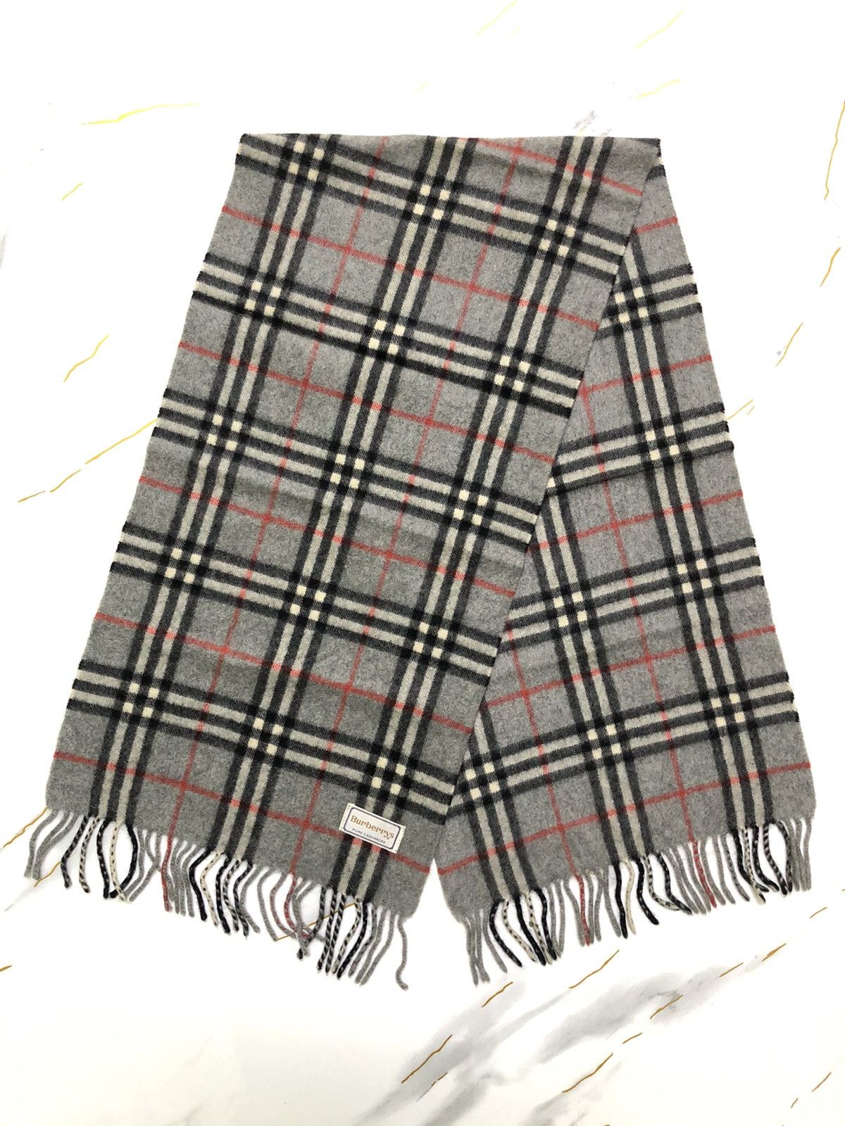 Burberry Vintage Burberry Muffler Scarf -(SC0049) Size ONE SIZE - 4 Thumbnail