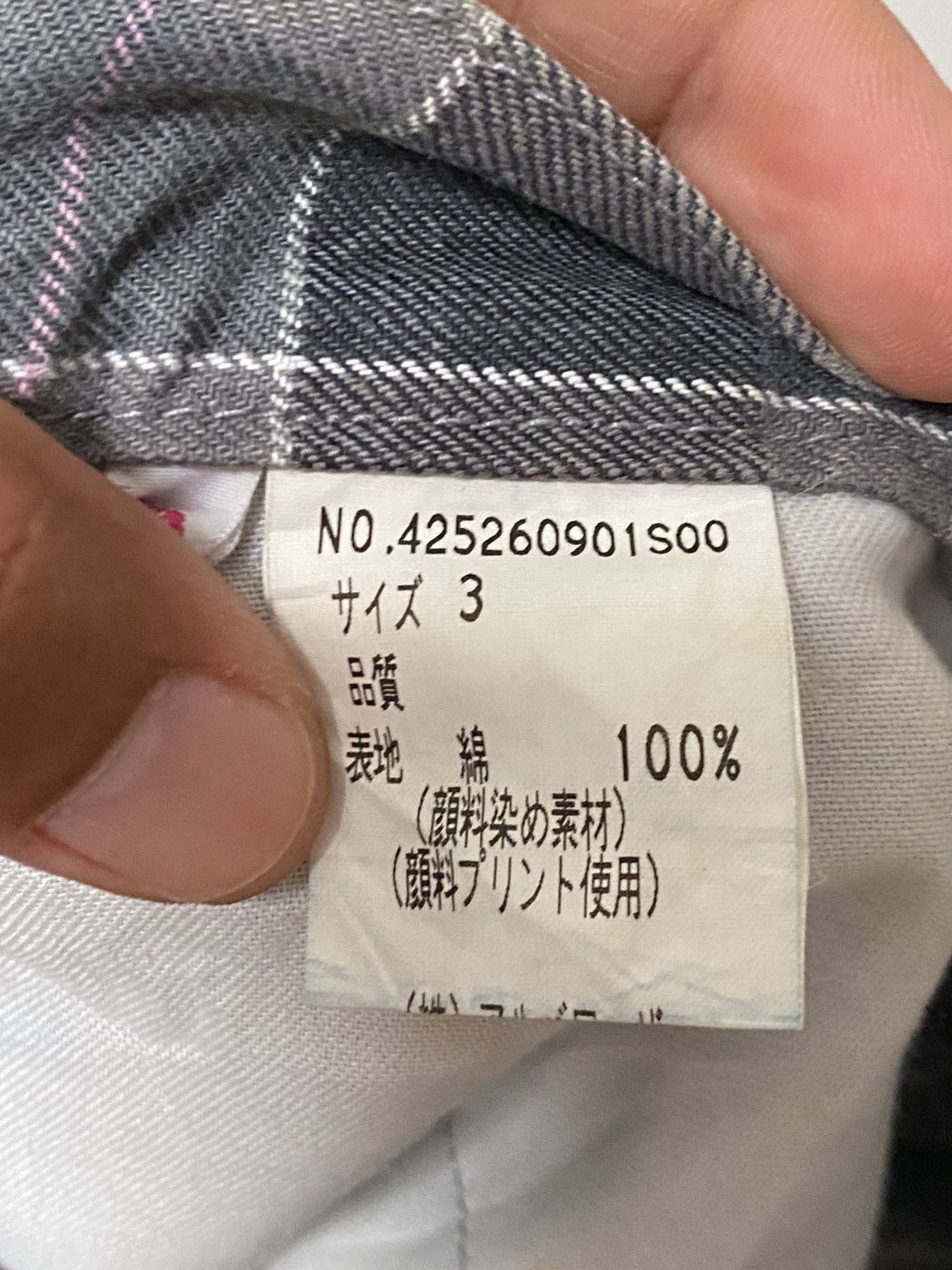 Japanese Brand Alba Rossa tartan jeans Size US 30 / EU 46 - 7 Thumbnail