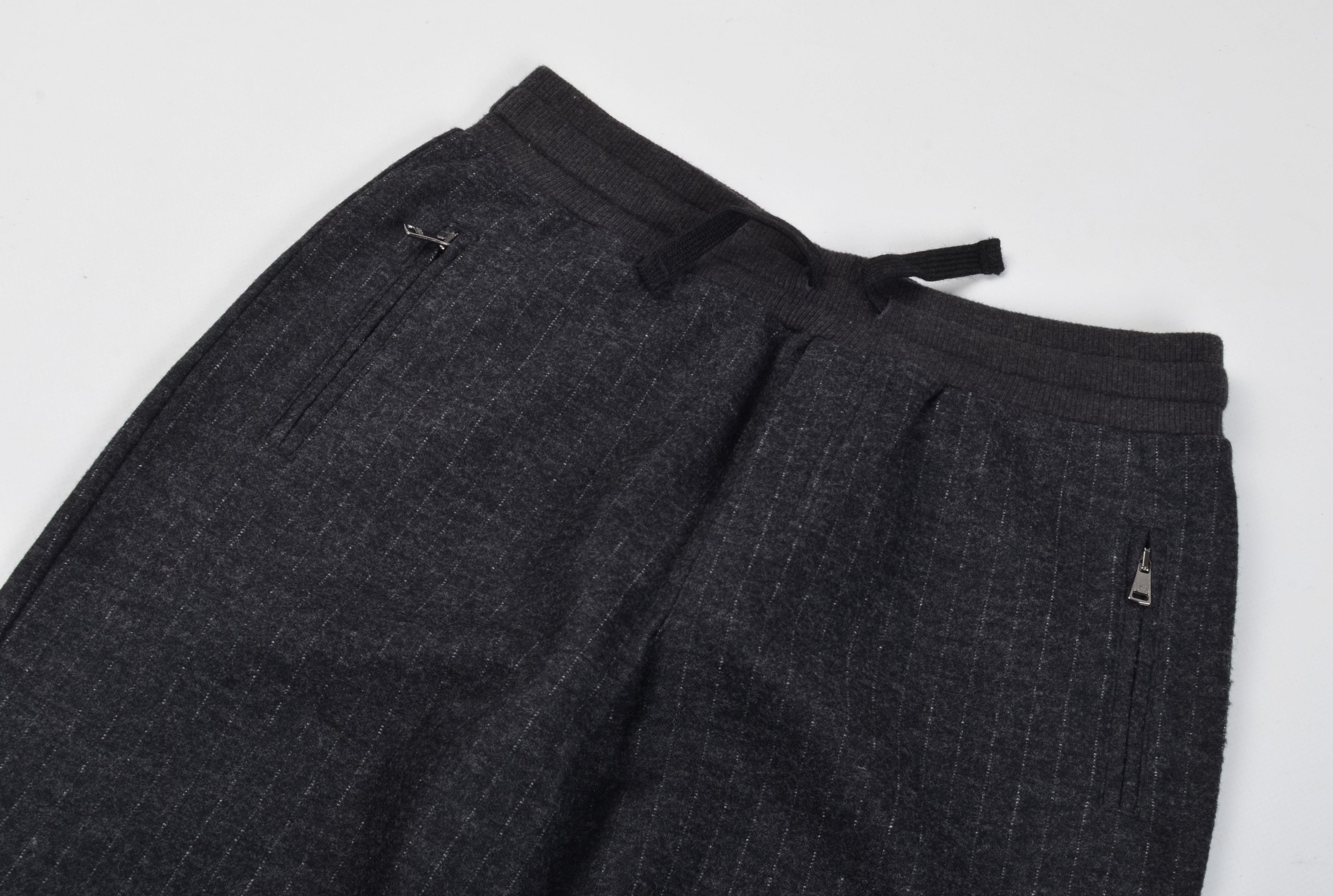 Dolce & Gabbana Dolce & Gabbana Kids Boys Wool Blend Striped Gray Pants Size 24" / US 00 / IT 34 - 3 Thumbnail