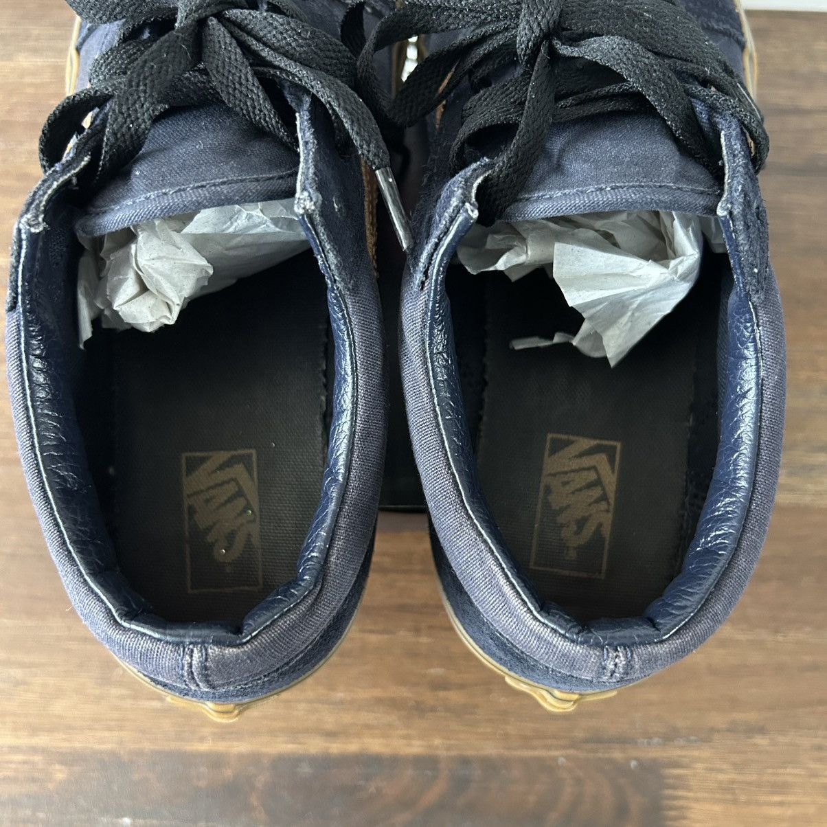 Vans Vans Old Skool Suede Skate Shoes Black/Brown Size 7 Size US 7 / EU 40 - 4 Thumbnail