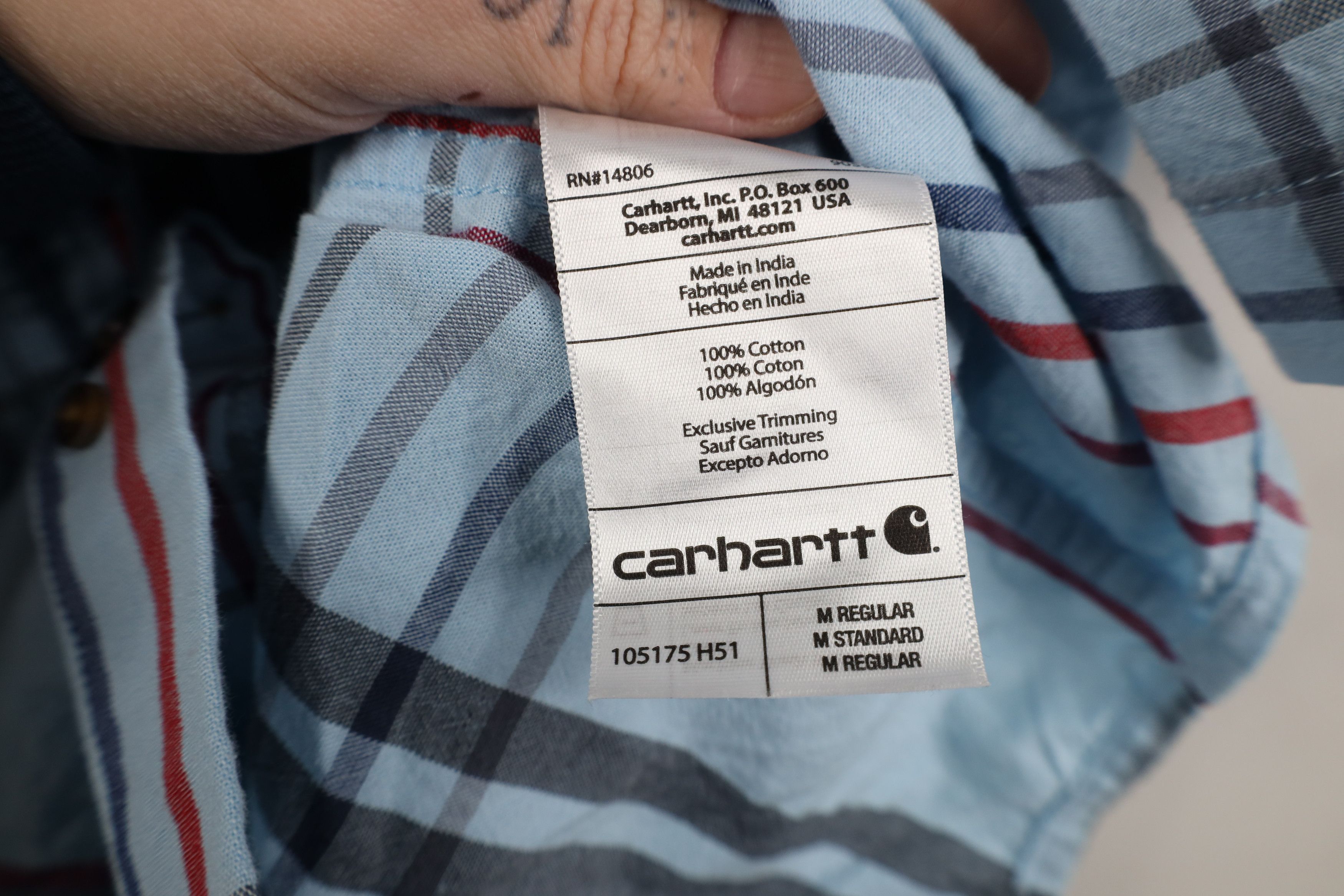 Carhartt Deadstock Vintage Y2K Carhartt Fit Short Sleeve Button Shirt Size US M / EU 48-50 / 2 - 10 Thumbnail