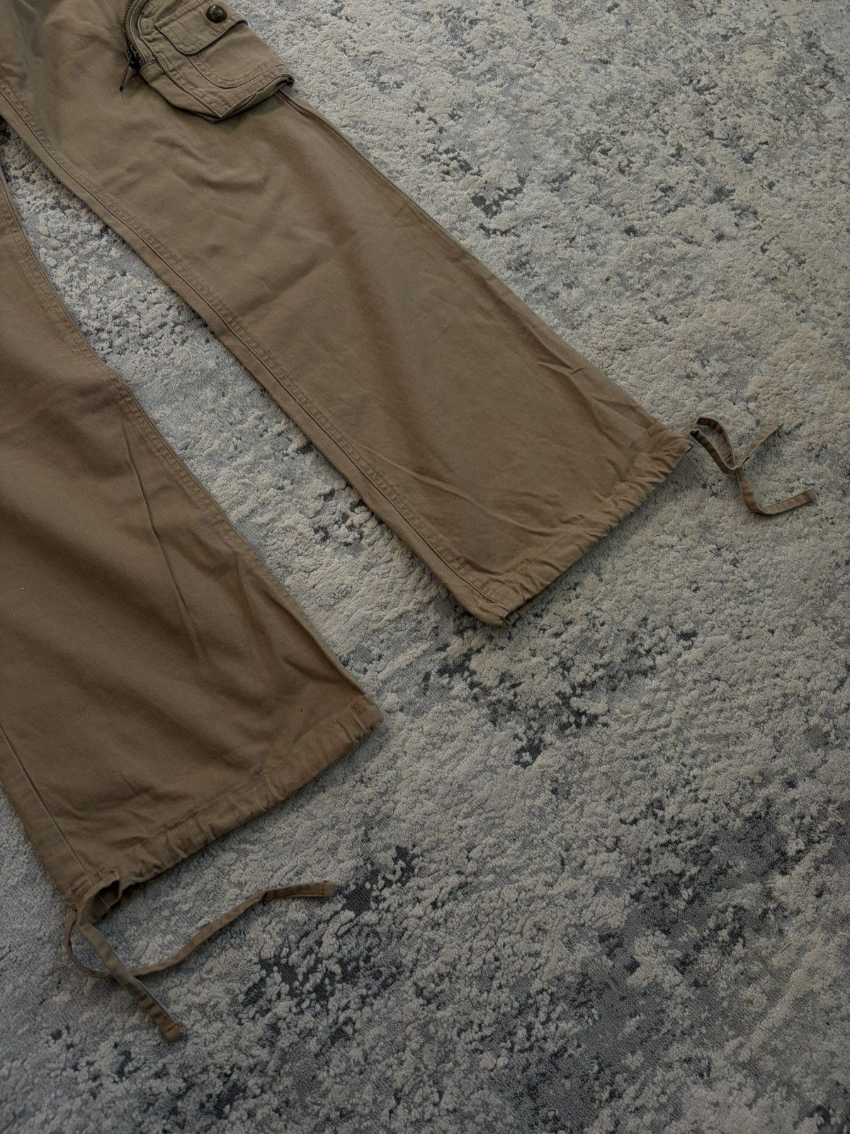 Japanese Brand Kiss Mark - Flared Cargo Pants Size US 28 / EU 44 - 6 Thumbnail