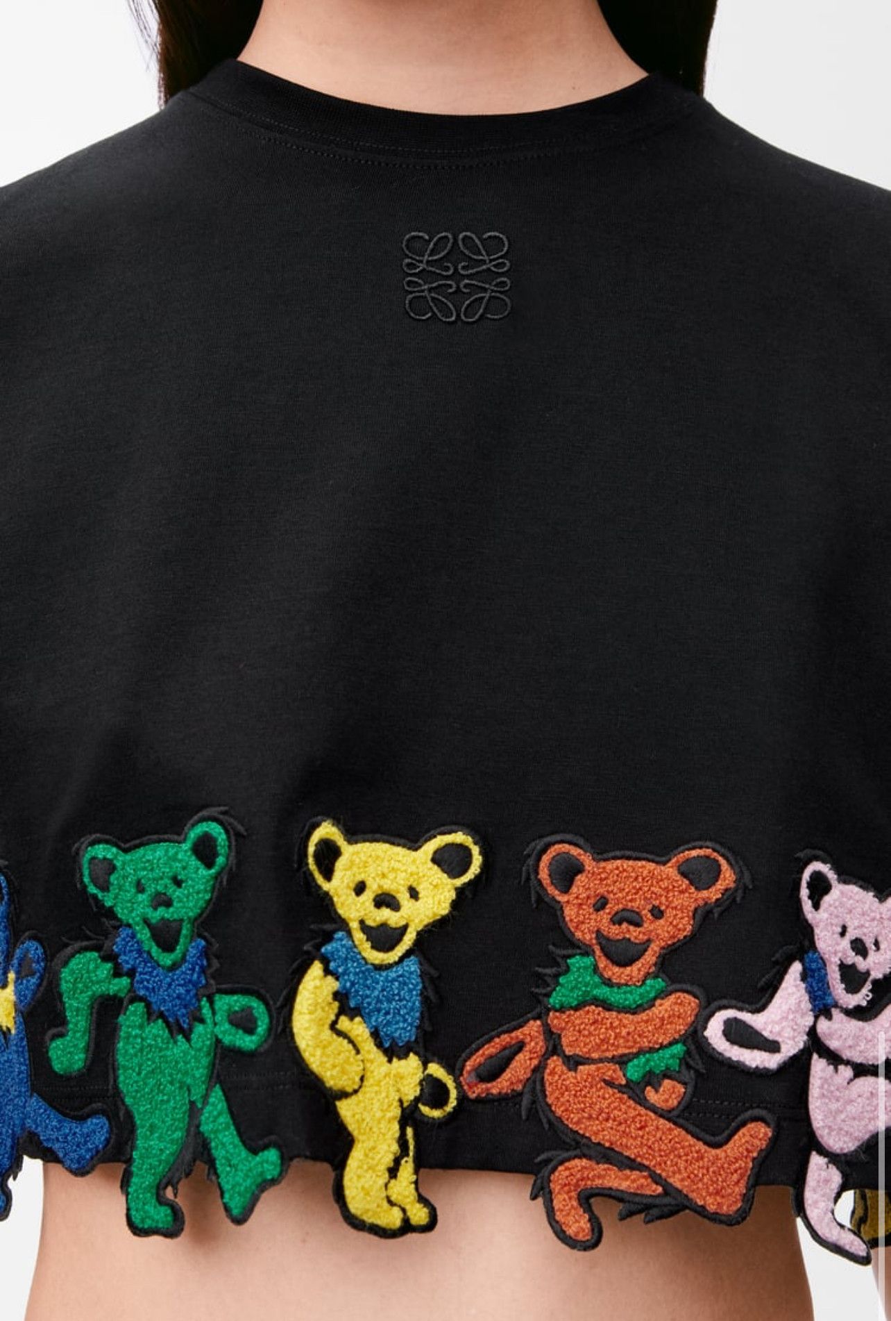Grateful Dead × Loewe Loewe Grateful Dead Paula’s Ibiza Cropped T-Shirt in Cotton Size S / US 4 / IT 40 - 5 Thumbnail