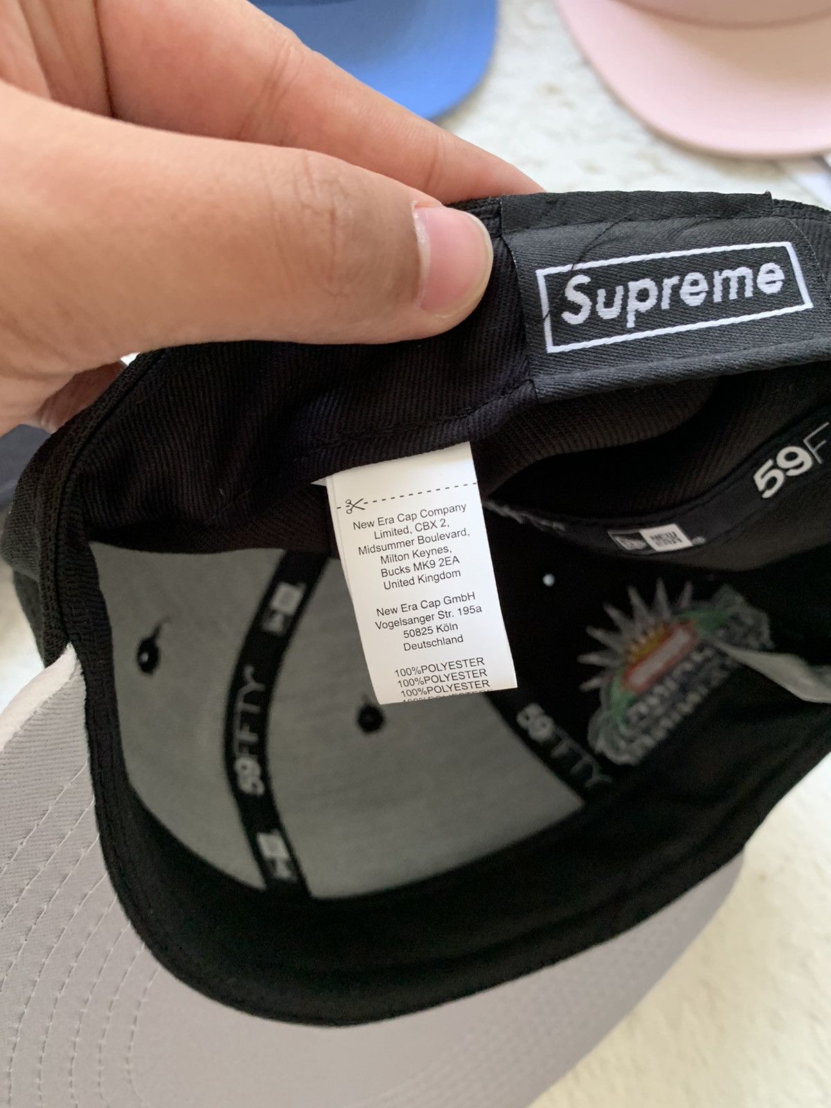 New Era × Supreme Supreme X New Era 2 Tone Box Logo SS22 Size 32 - 10 Thumbnail