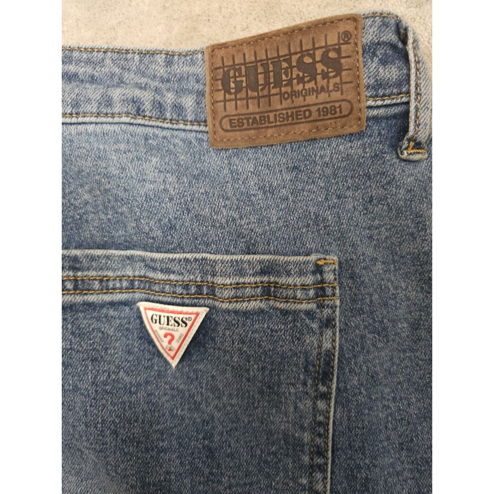 Guess Guess VTG 90s Cargo Pants Baggy Wide-leg Grunge 33 (36×30) Size US 33 - 5 Thumbnail