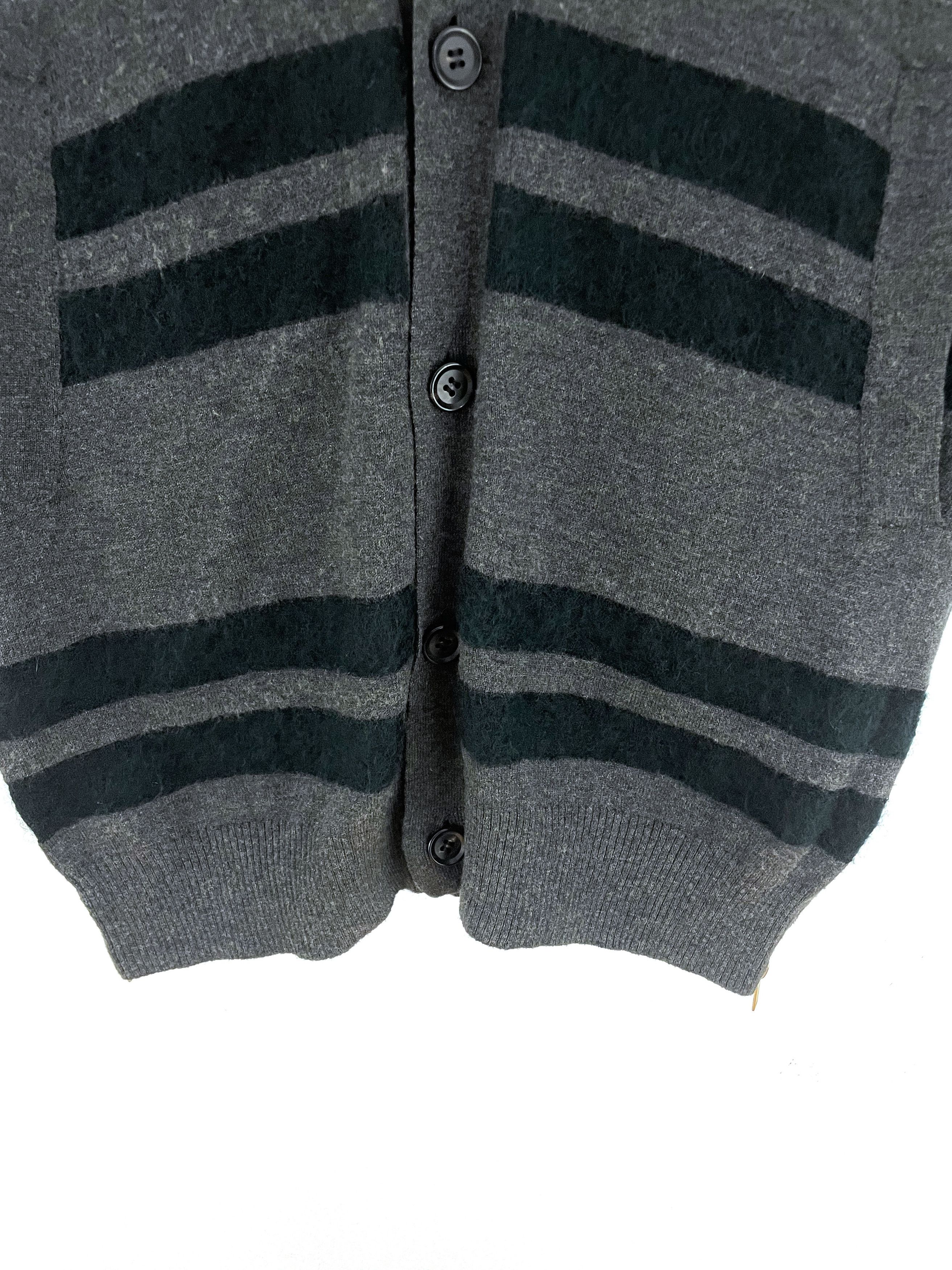 Undercover AW14 Striped Wool Cardigan Size US S / EU 44-46 / 1 - 4 Thumbnail