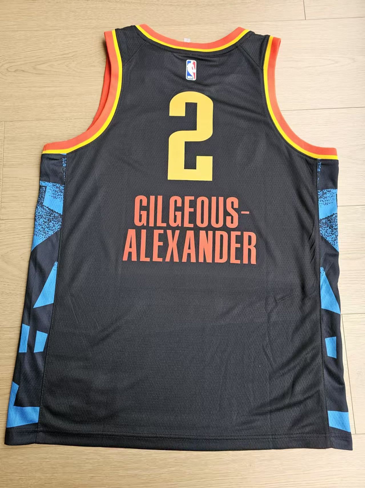 NBA Oklahoma City Thunder Gilgeous-Alexander Jersey City Edition Size US M / EU 48-50 / 2 - 2 Thumbnail