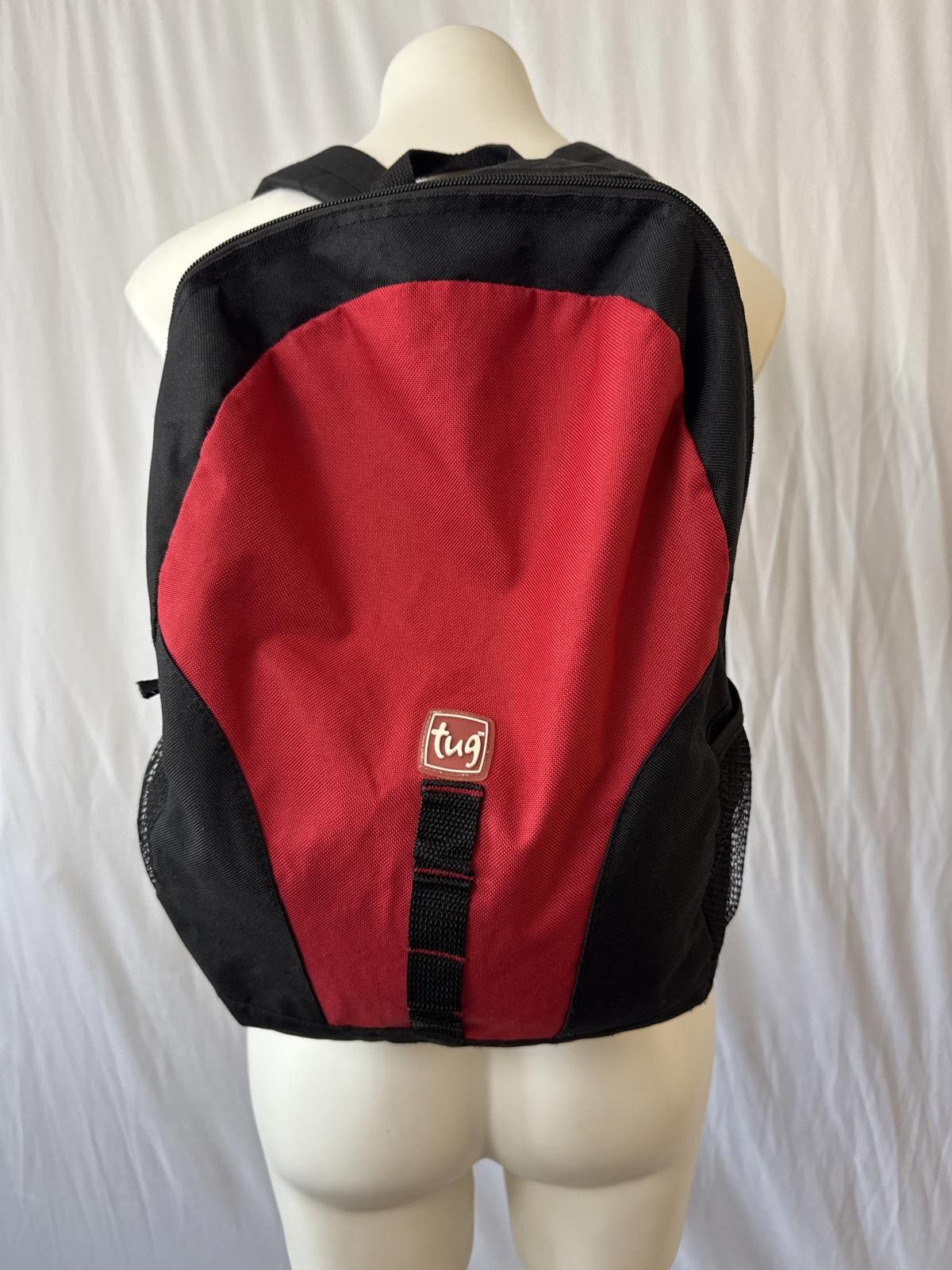 Designer Stylish Tug Red & Black Backpack - Versatile & Durable Size ONE SIZE - 1 Thumbnail