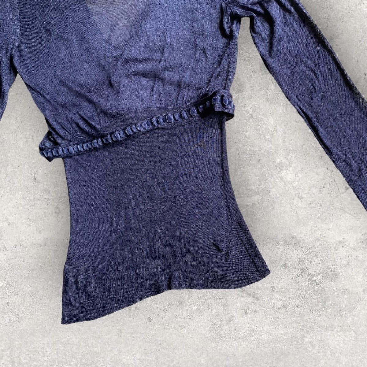 Gucci × Tom Ford Gucci Rayon Sheer Mesh L/S Size XS / US 0-2 / IT 36-38 - 5 Thumbnail