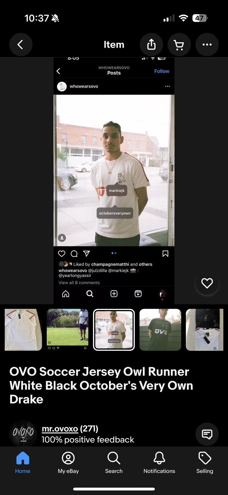Other OVO FC Jersey Size US L / EU 52-54 / 3 - 3 Thumbnail
