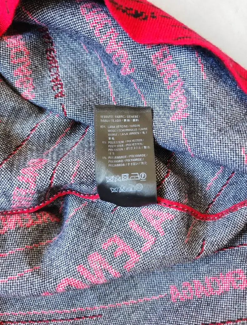 Balenciaga Balenciaga Bulletproof Full Print Logo Sweater Knit - Wool Size US S / EU 44-46 / 1 - 5 Thumbnail