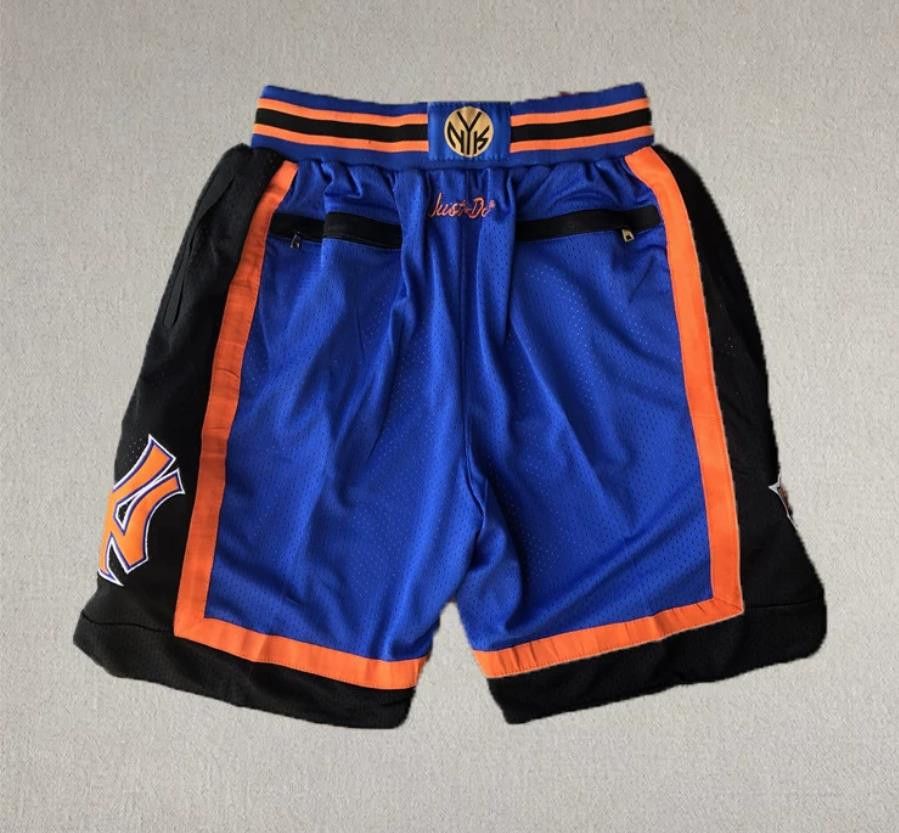 NBA Vintage New York Knicks Short Blue S Size US 30 / EU 46 - 2 Thumbnail